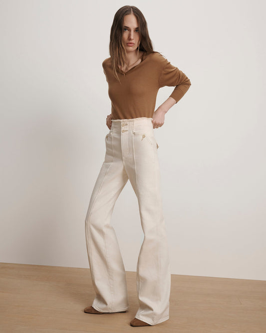 Crosbie Slim Wide-Leg Jean