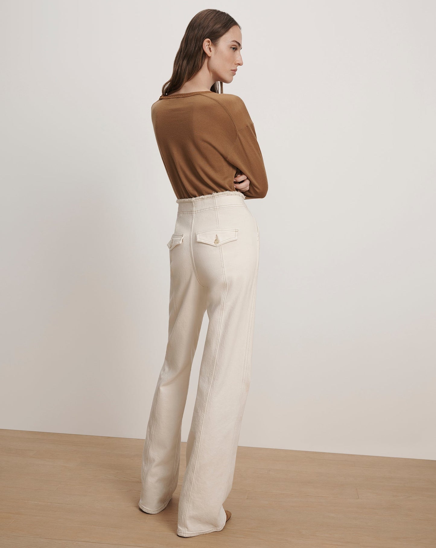 Crosbie Slim Wide-Leg Jean
