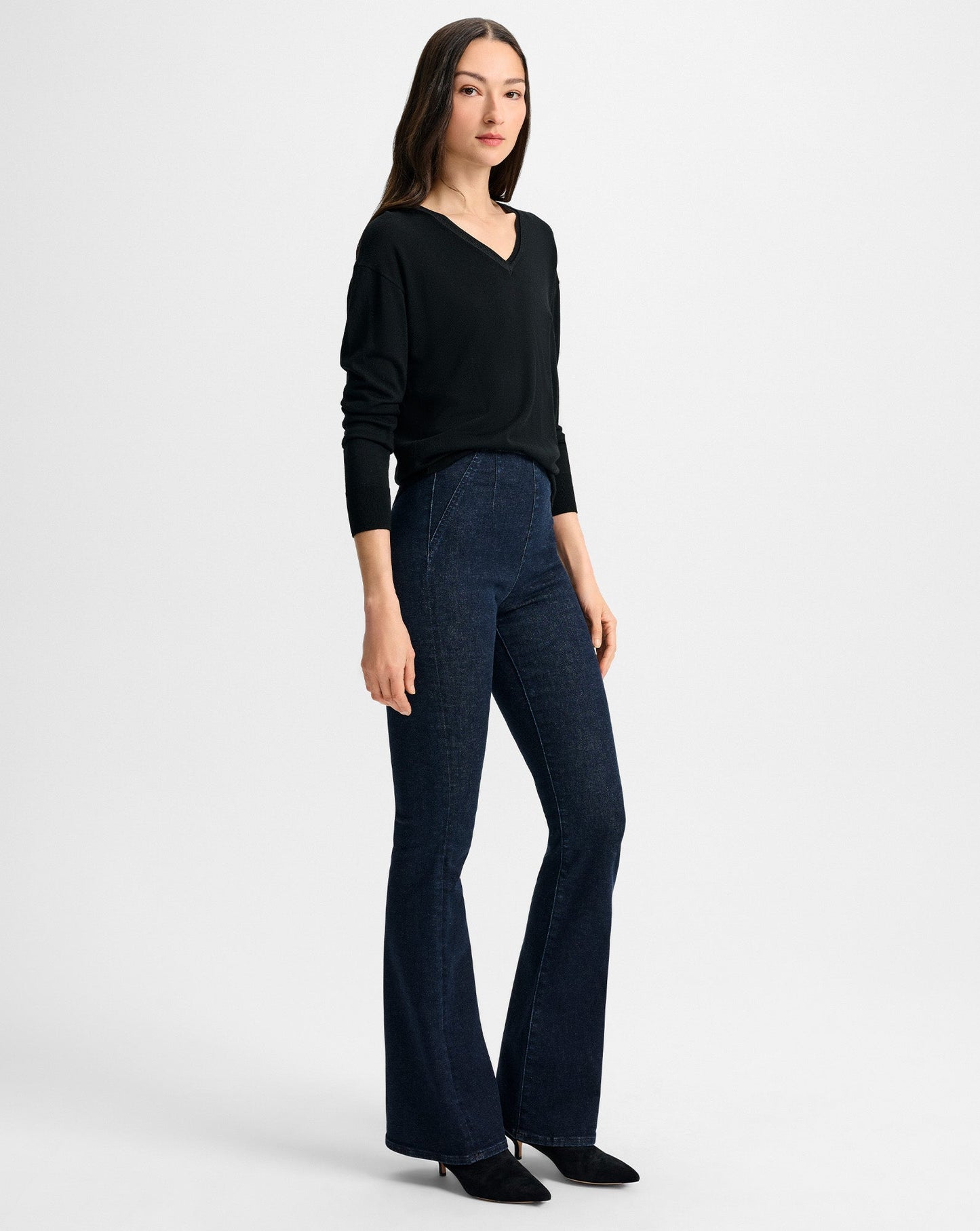 Beverly Off-Duty Skinny-Flare Jean