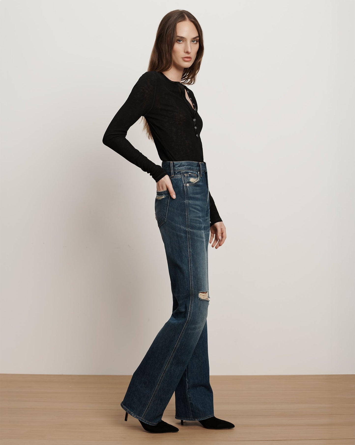 Dylan Straight-Leg Jean