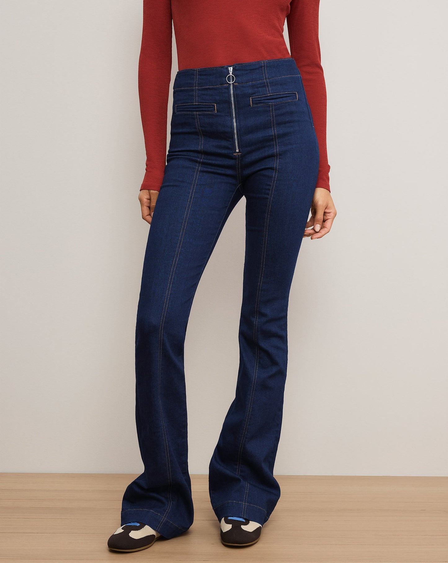 Beverly Skinny-Flare Trouser Jean