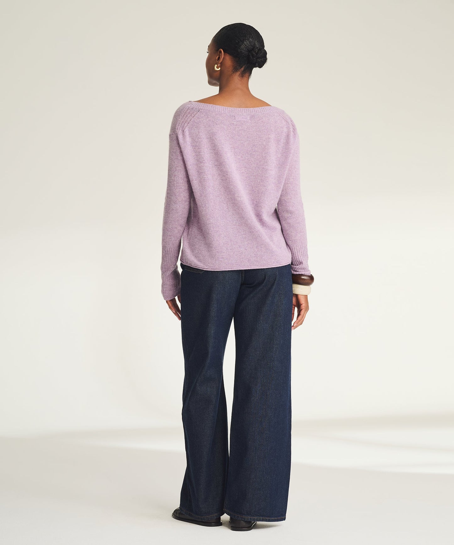 Lightweight Cashmere Boatneck Sweater