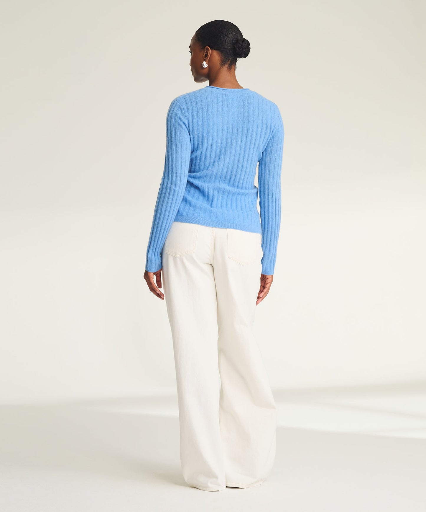 Lightweight Cashmere Ribbed Sweater