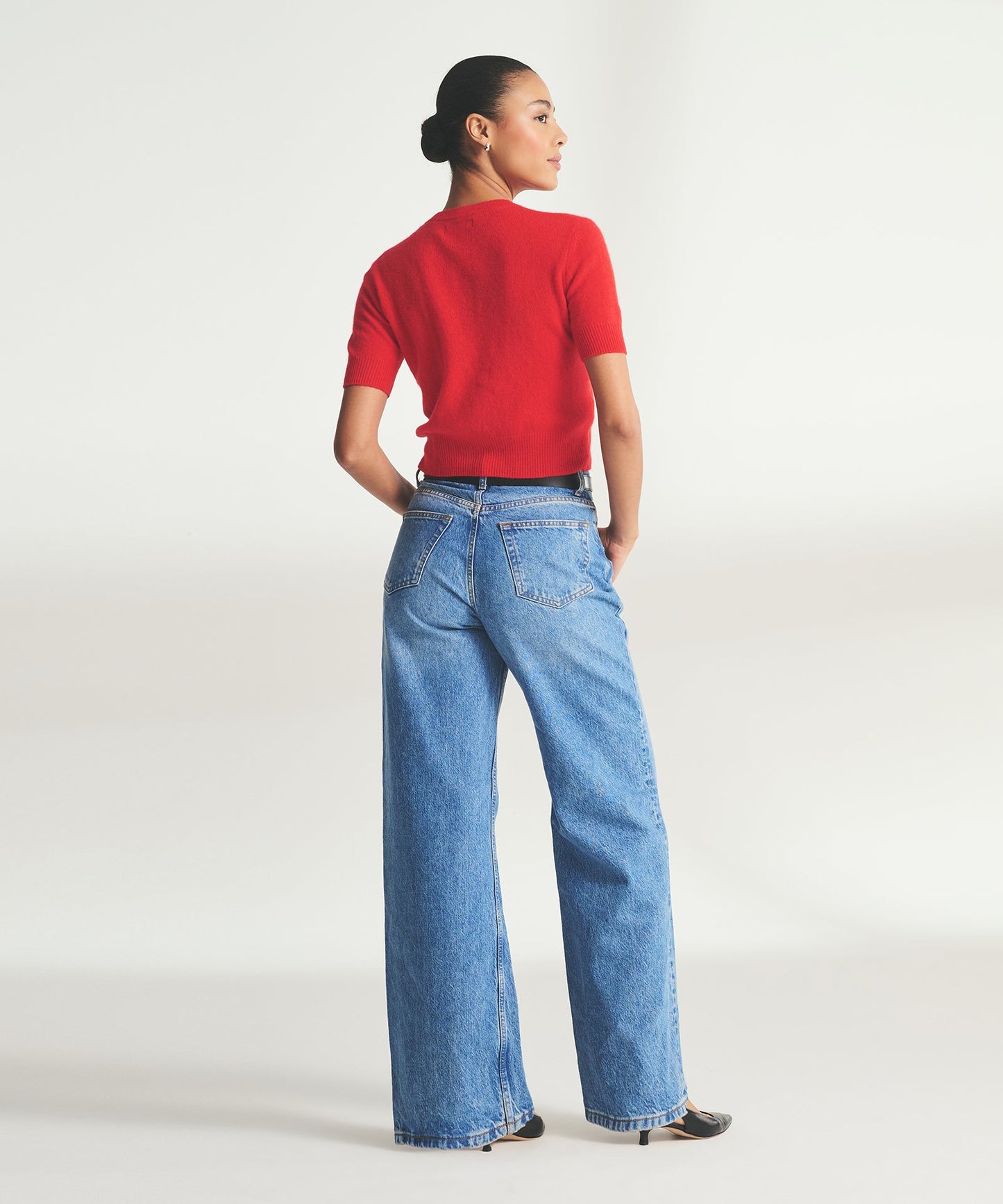 Lightweight Cashmere Short Sleeve Cardigan