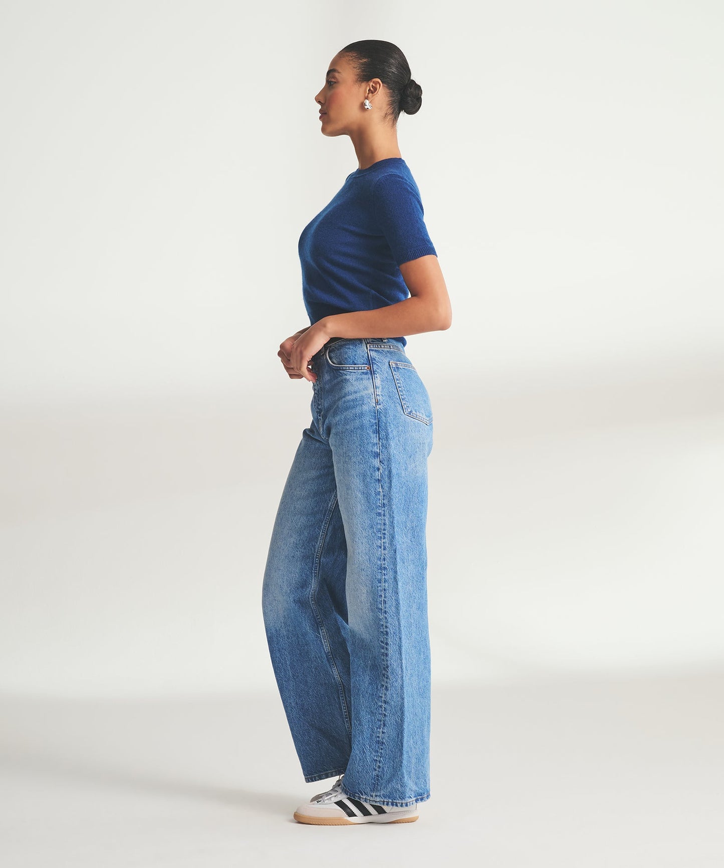 Lightweight Cashmere Short Sleeve Sweater