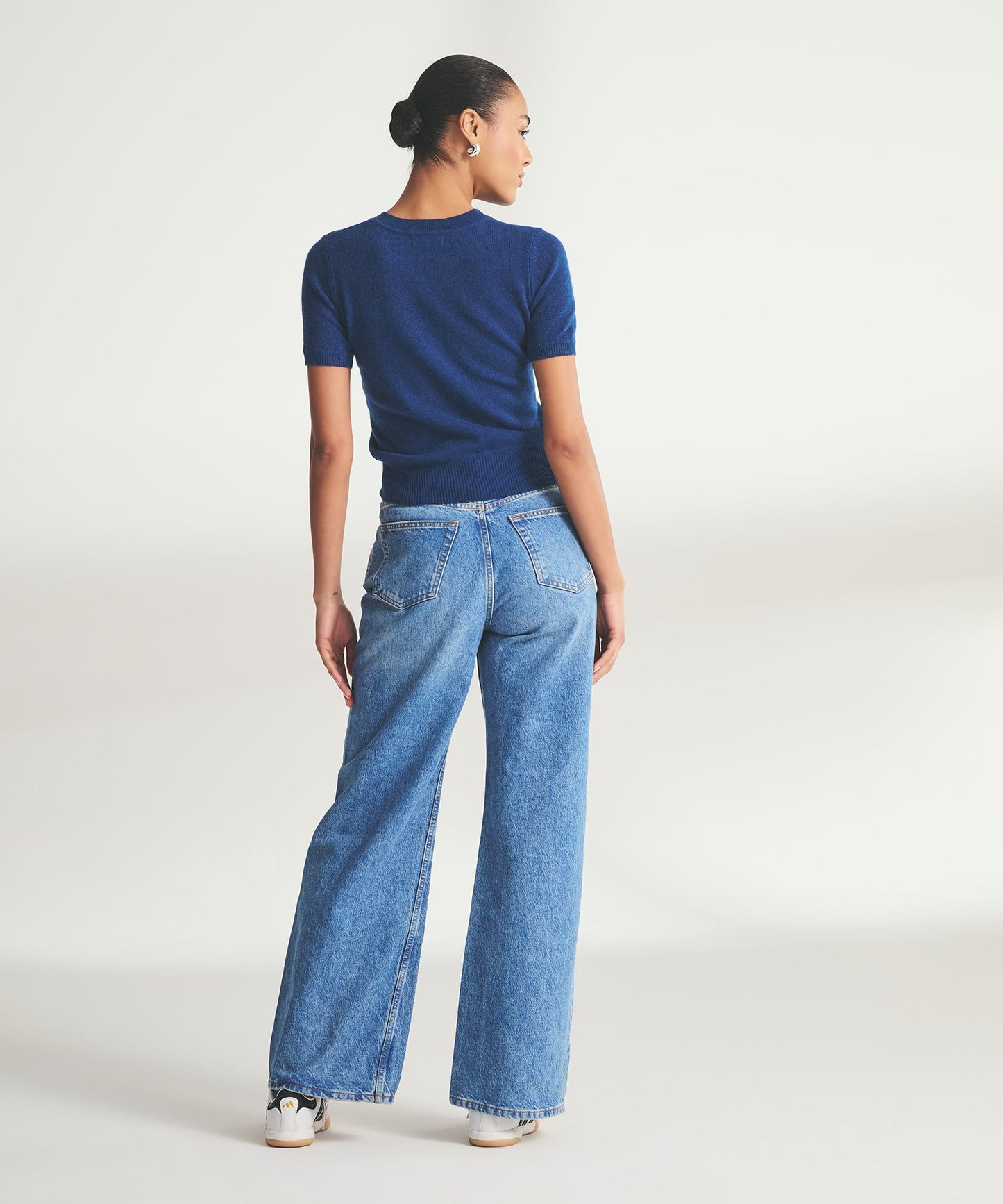 Lightweight Cashmere Short Sleeve Sweater