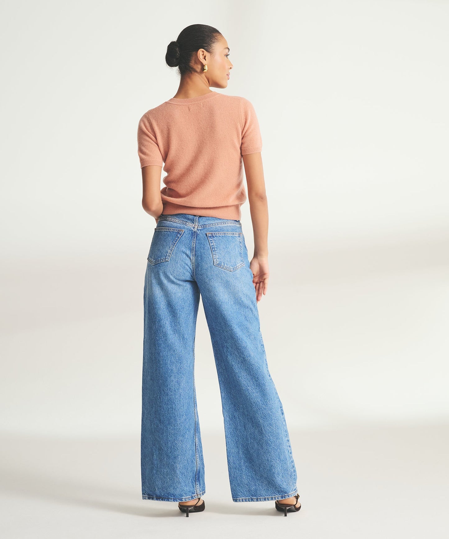 Lightweight Cashmere Short Sleeve Sweater