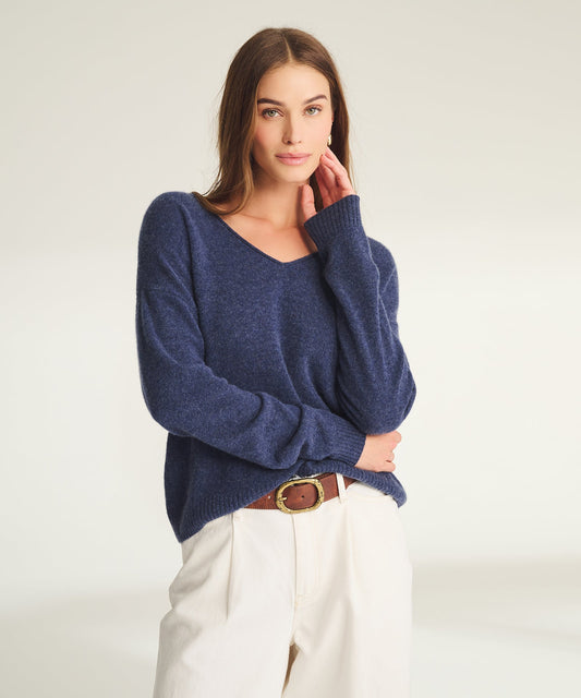 Lightweight Cashmere V-Neck Sweater