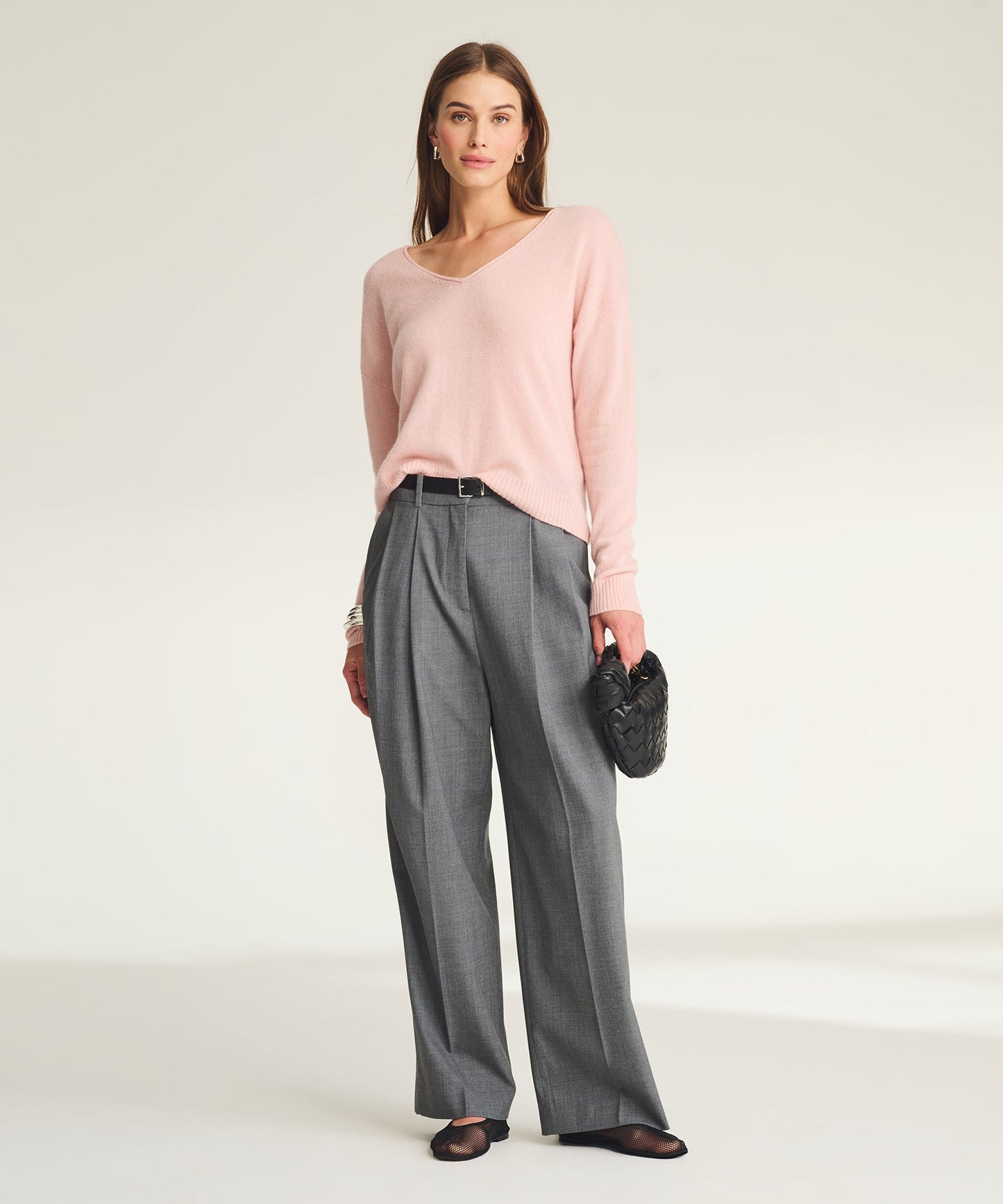 Lightweight Cashmere V-Neck Sweater