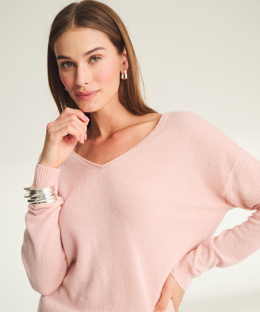 Lightweight Cashmere V-Neck Sweater