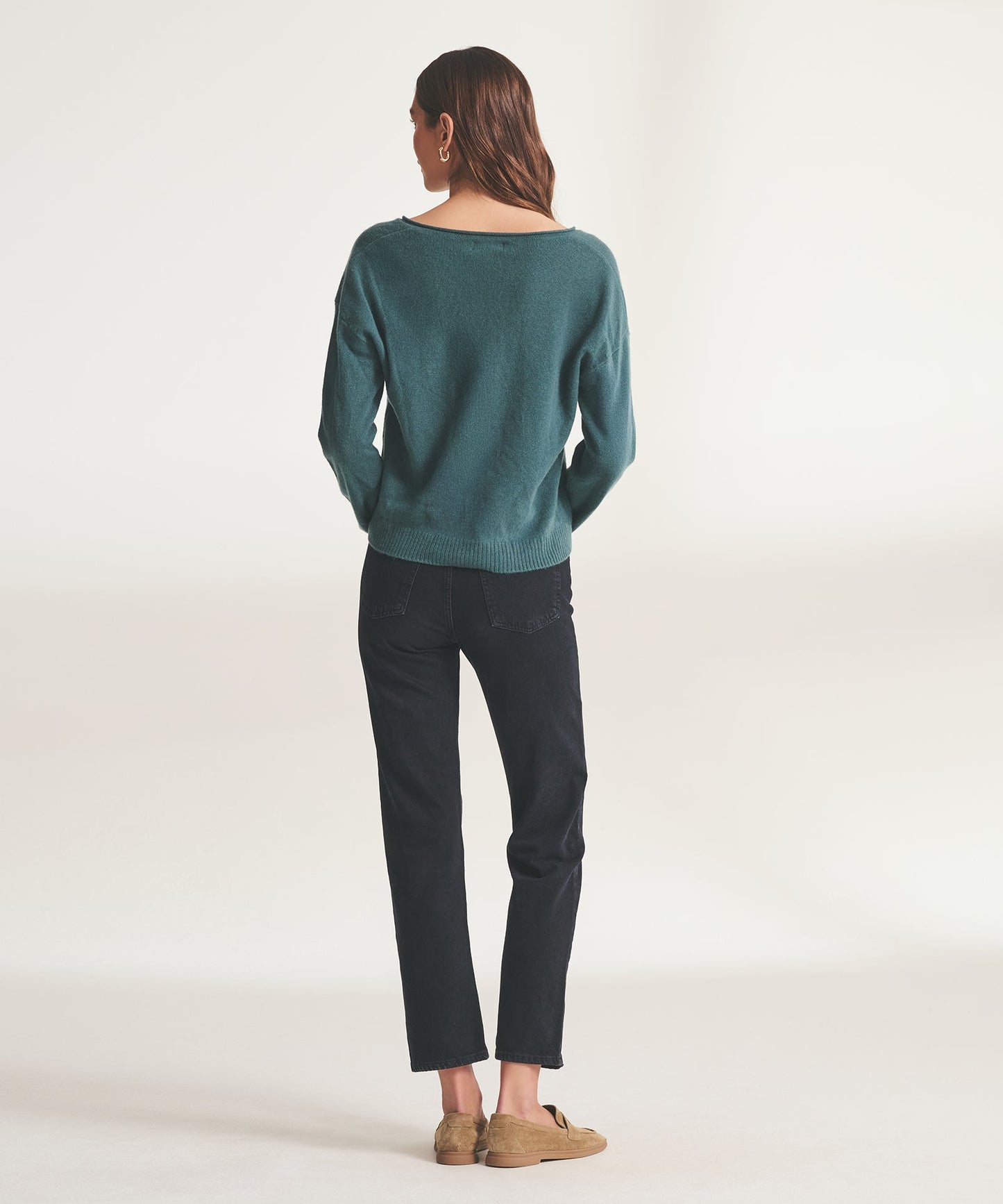 Lightweight Cashmere V-Neck Sweater
