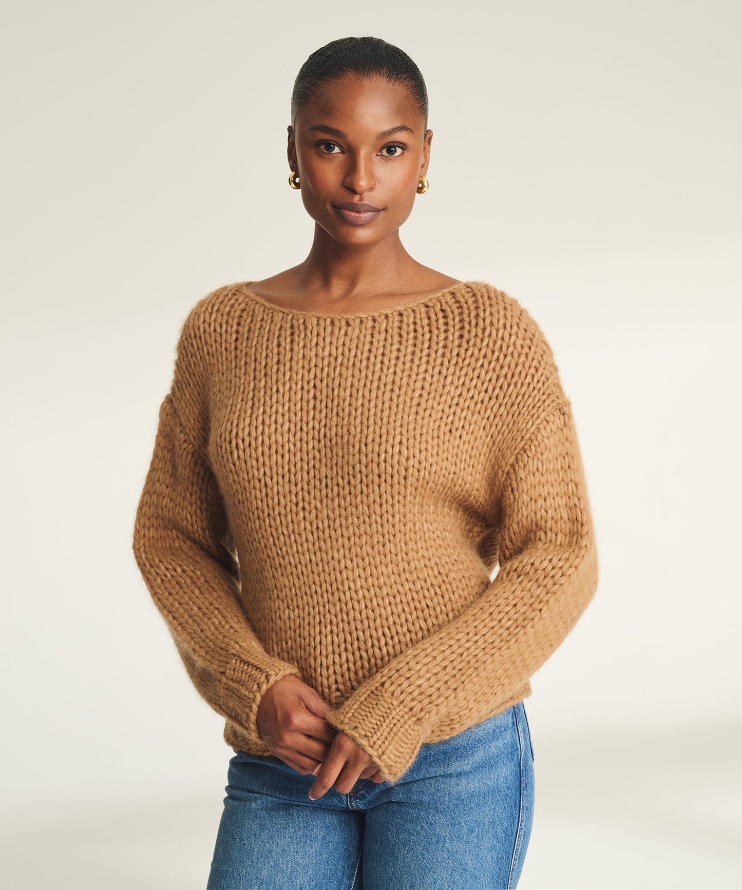 Lofty Alpaca Boatneck Sweater