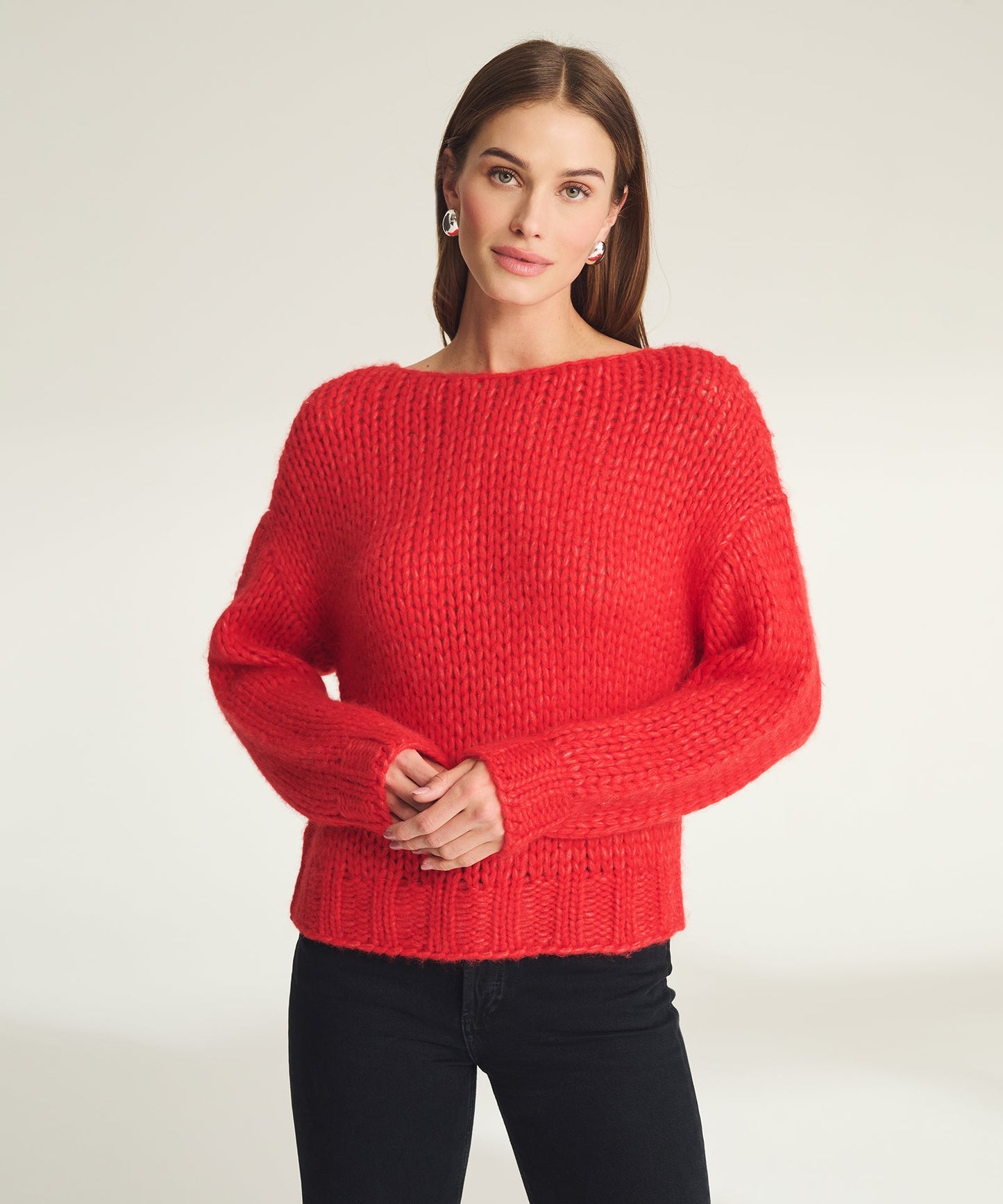 Lofty Alpaca Boatneck Sweater