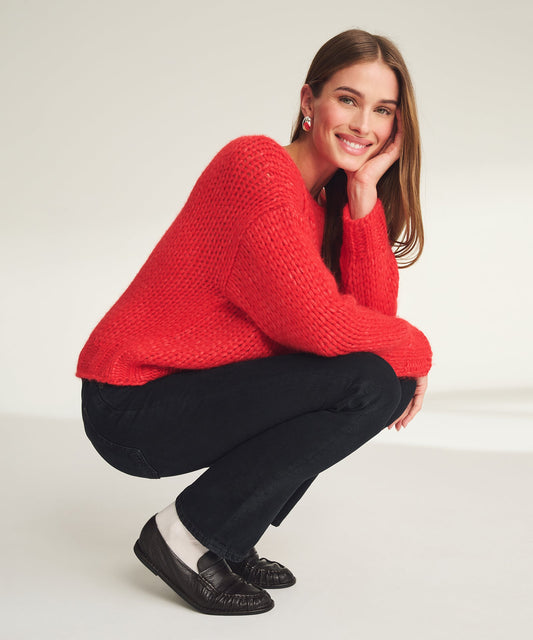 Lofty Alpaca Boatneck Sweater