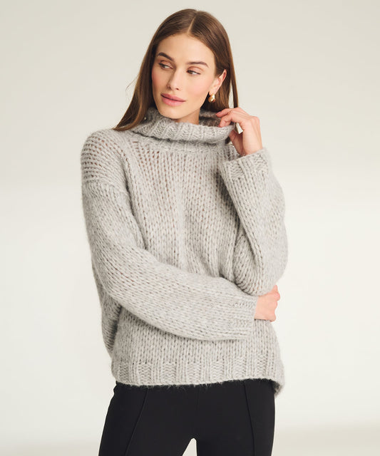 Lofty Alpaca Turtleneck Sweater