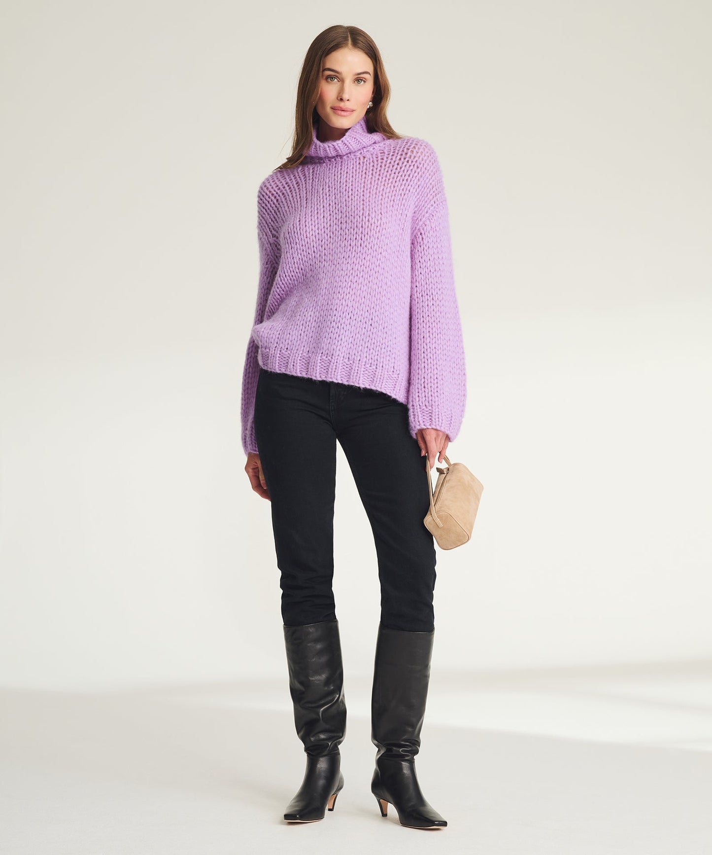 Lofty Alpaca Turtleneck Sweater