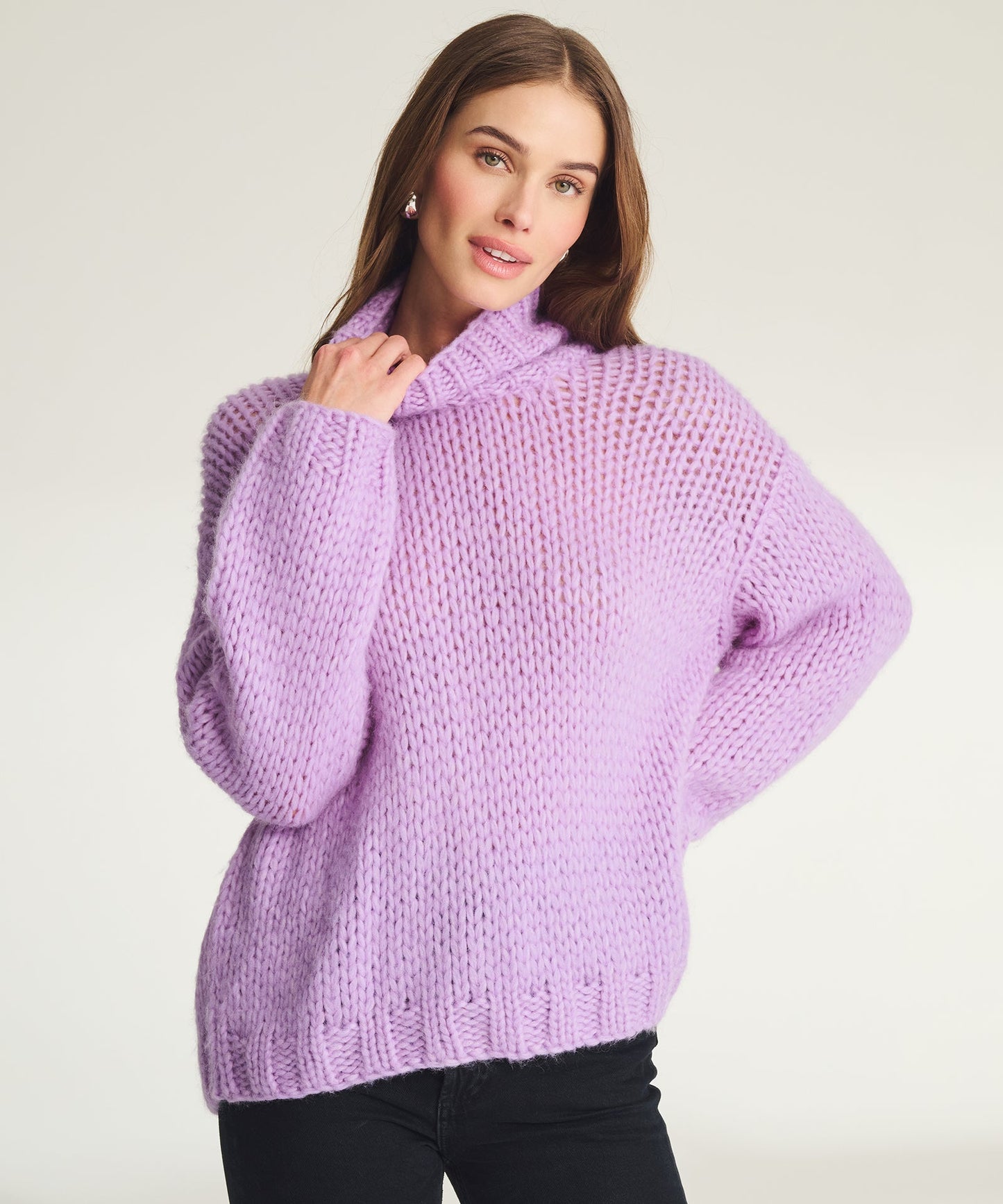 Lofty Alpaca Turtleneck Sweater