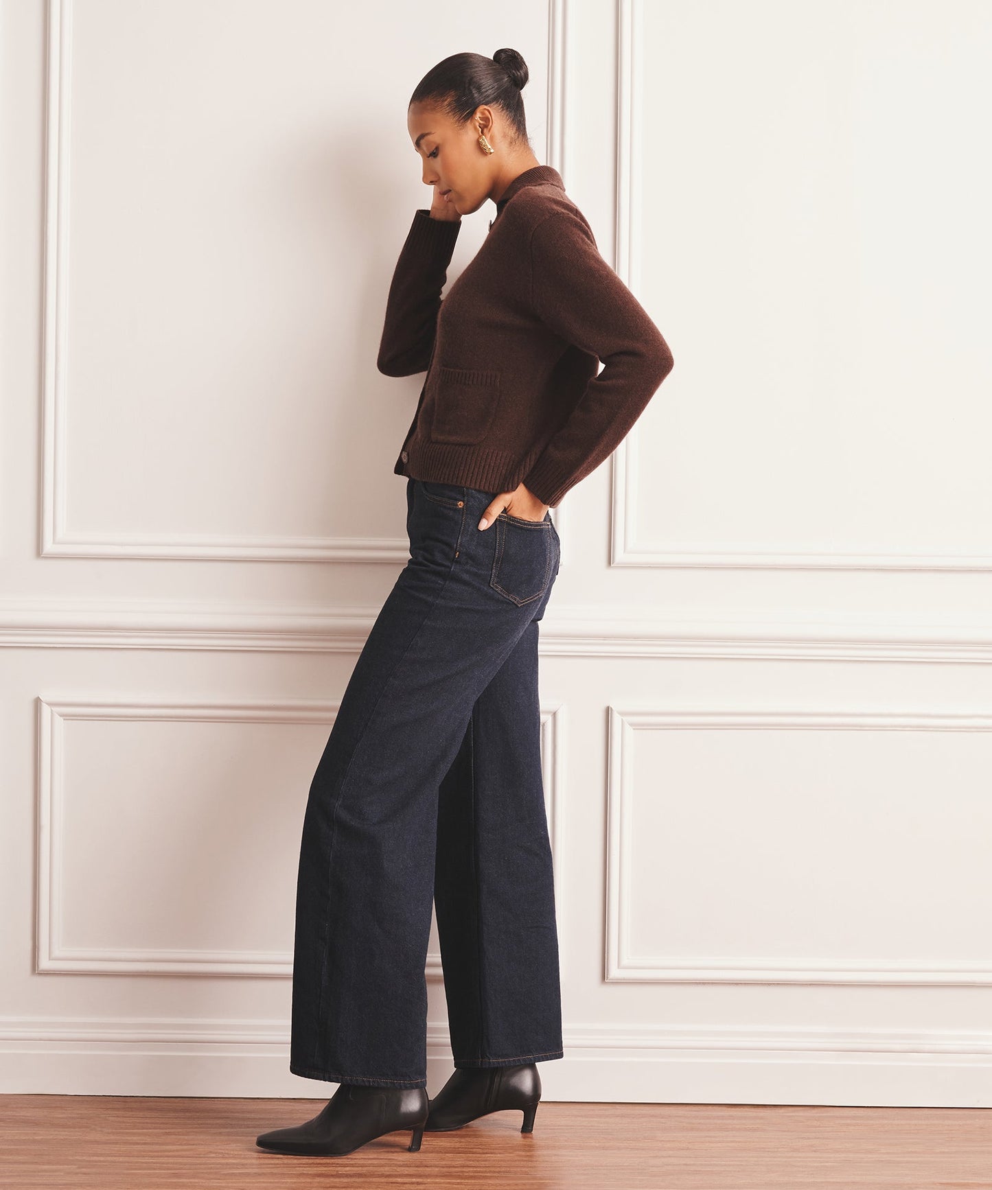 Luxe Cashmere Collared Cardigan