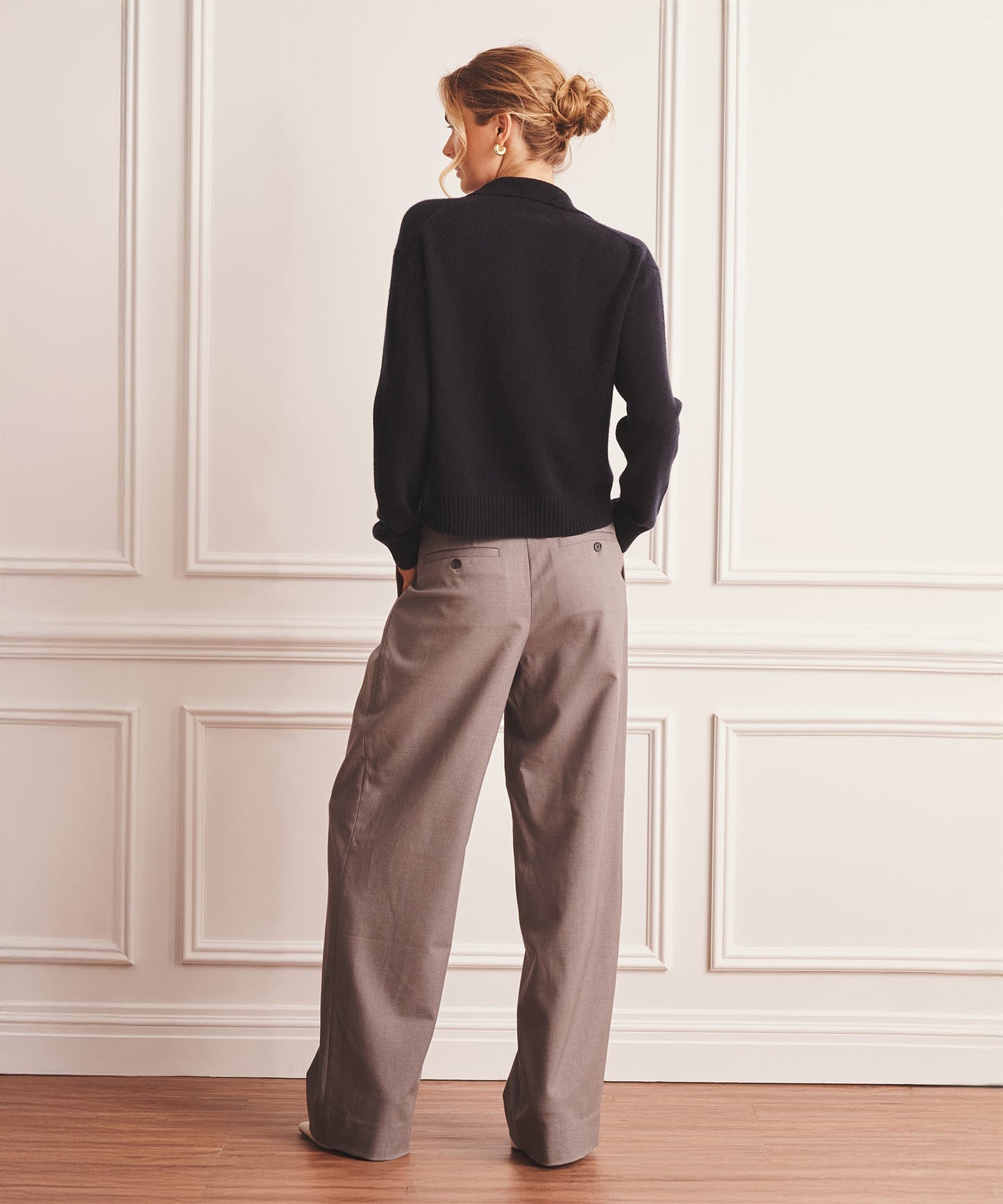 Luxe Cashmere Collared Cardigan