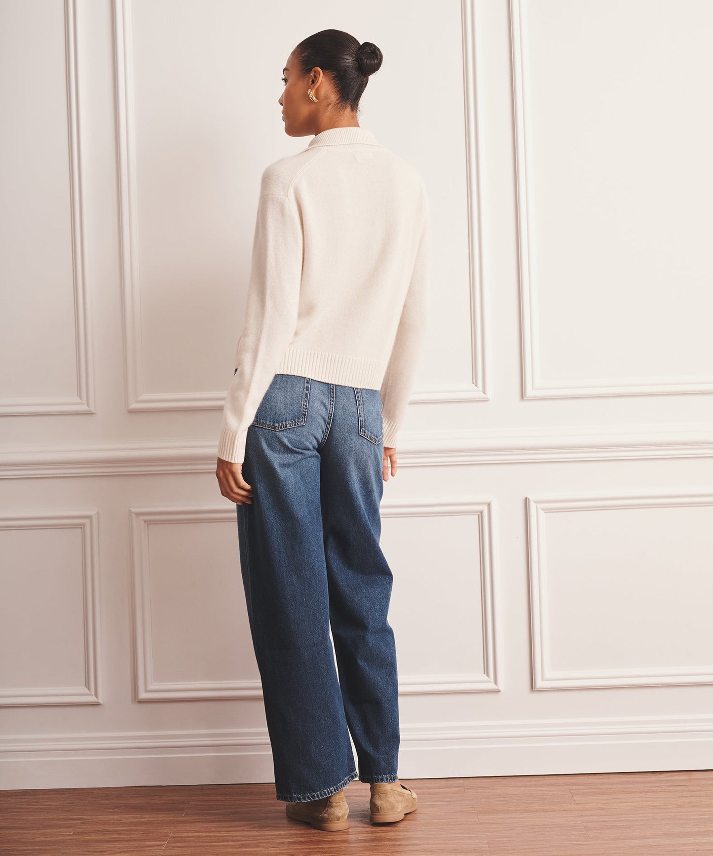 Luxe Cashmere Collared Cardigan