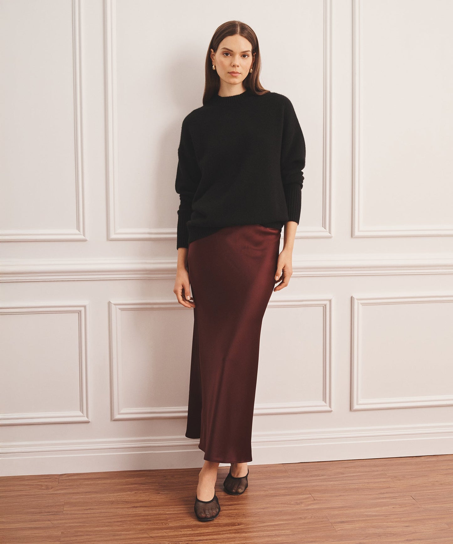 Luxe Cashmere Oversized Crewneck Sweater