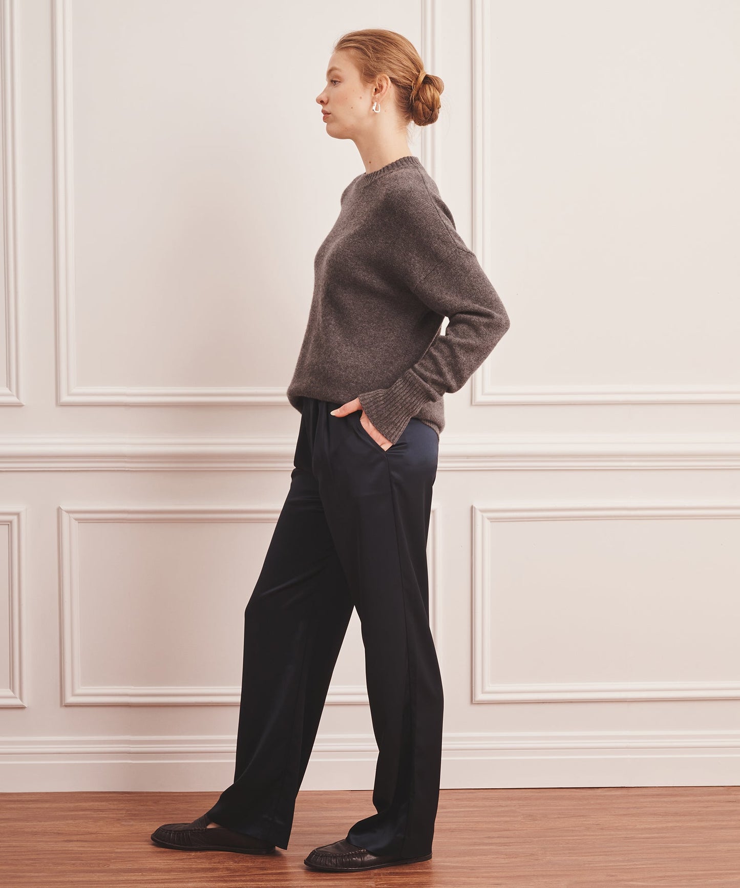 Luxe Cashmere Oversized Crewneck Sweater