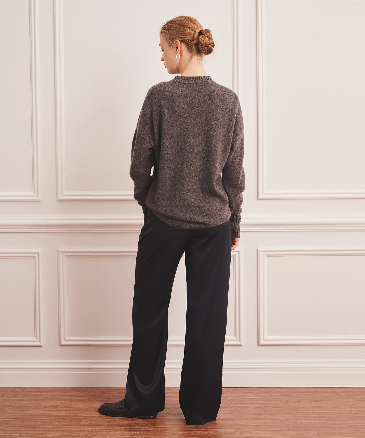 Luxe Cashmere Oversized Crewneck Sweater