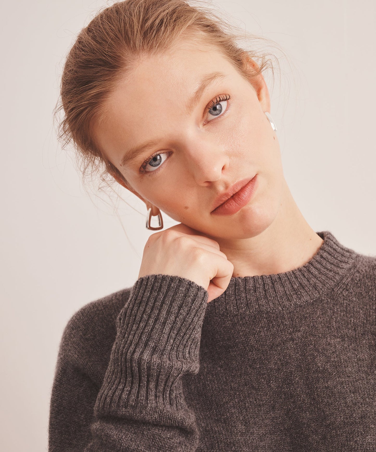 Luxe Cashmere Oversized Crewneck Sweater