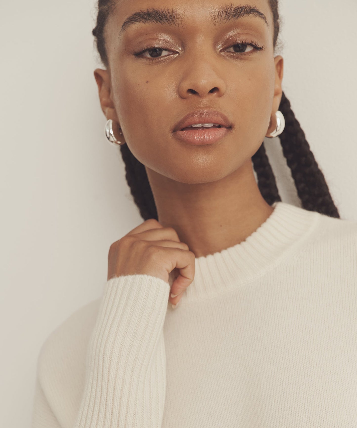 Luxe Cashmere Oversized Crewneck Sweater