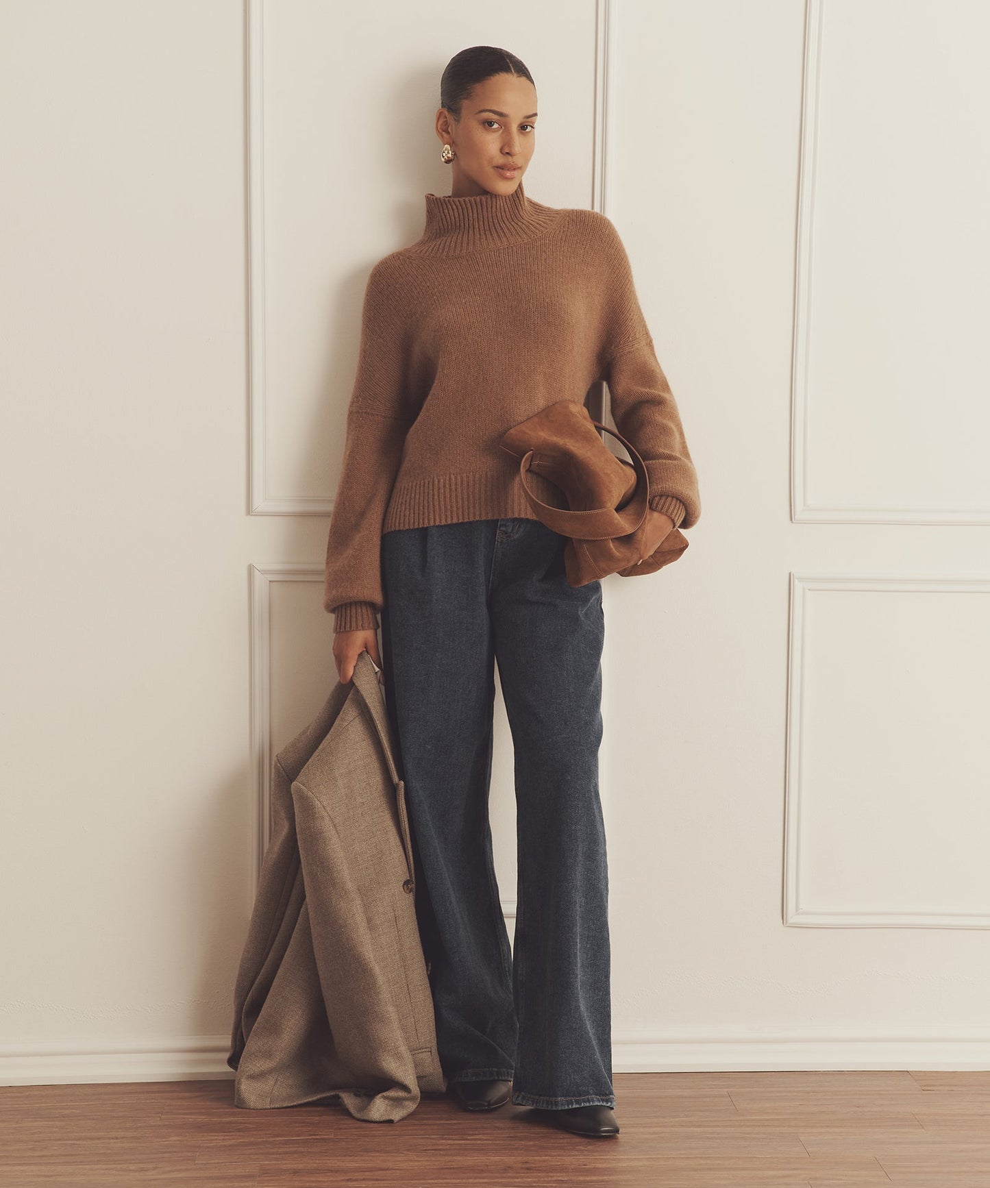 Luxe Cashmere Oversized Turtleneck