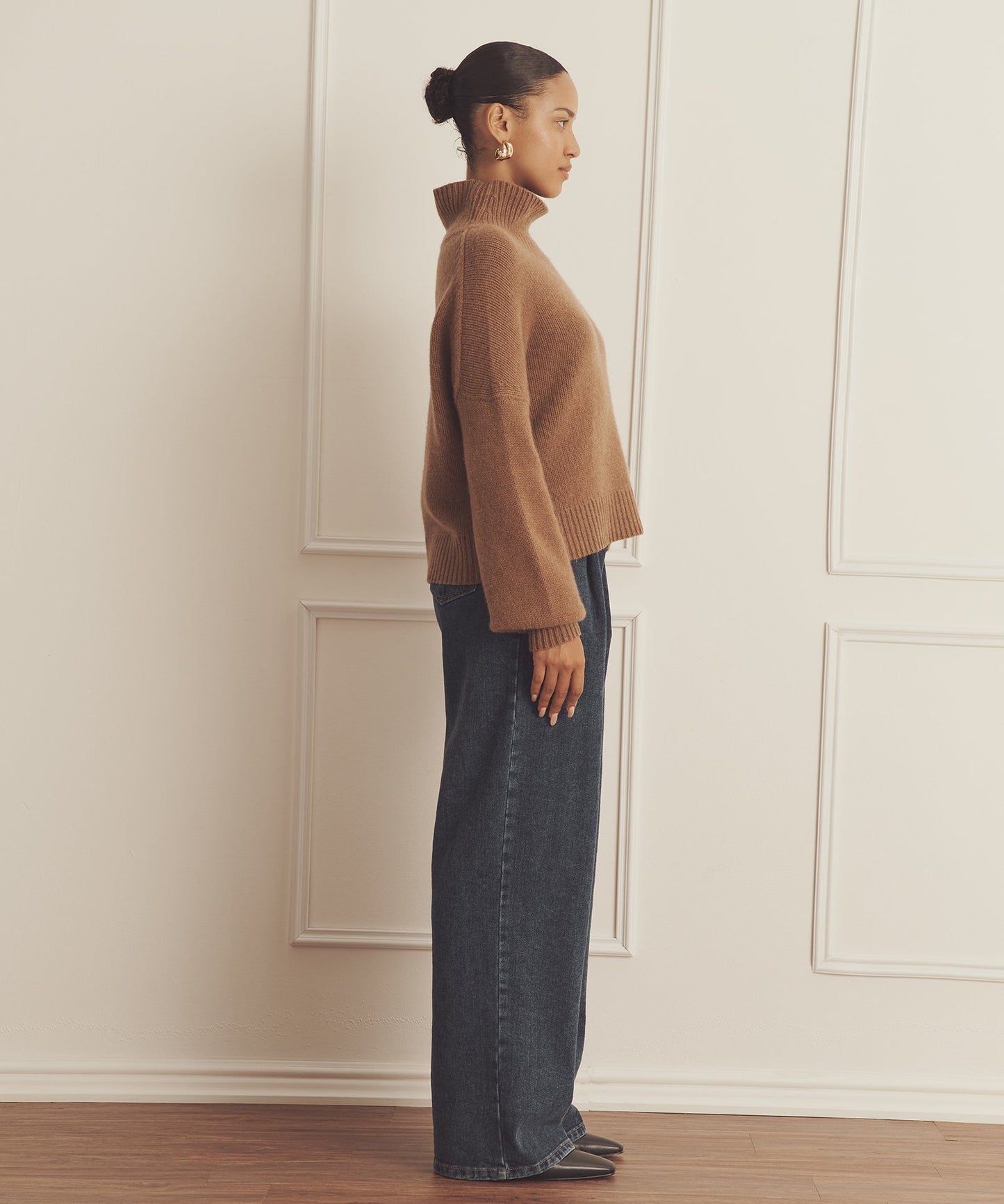 Luxe Cashmere Oversized Turtleneck