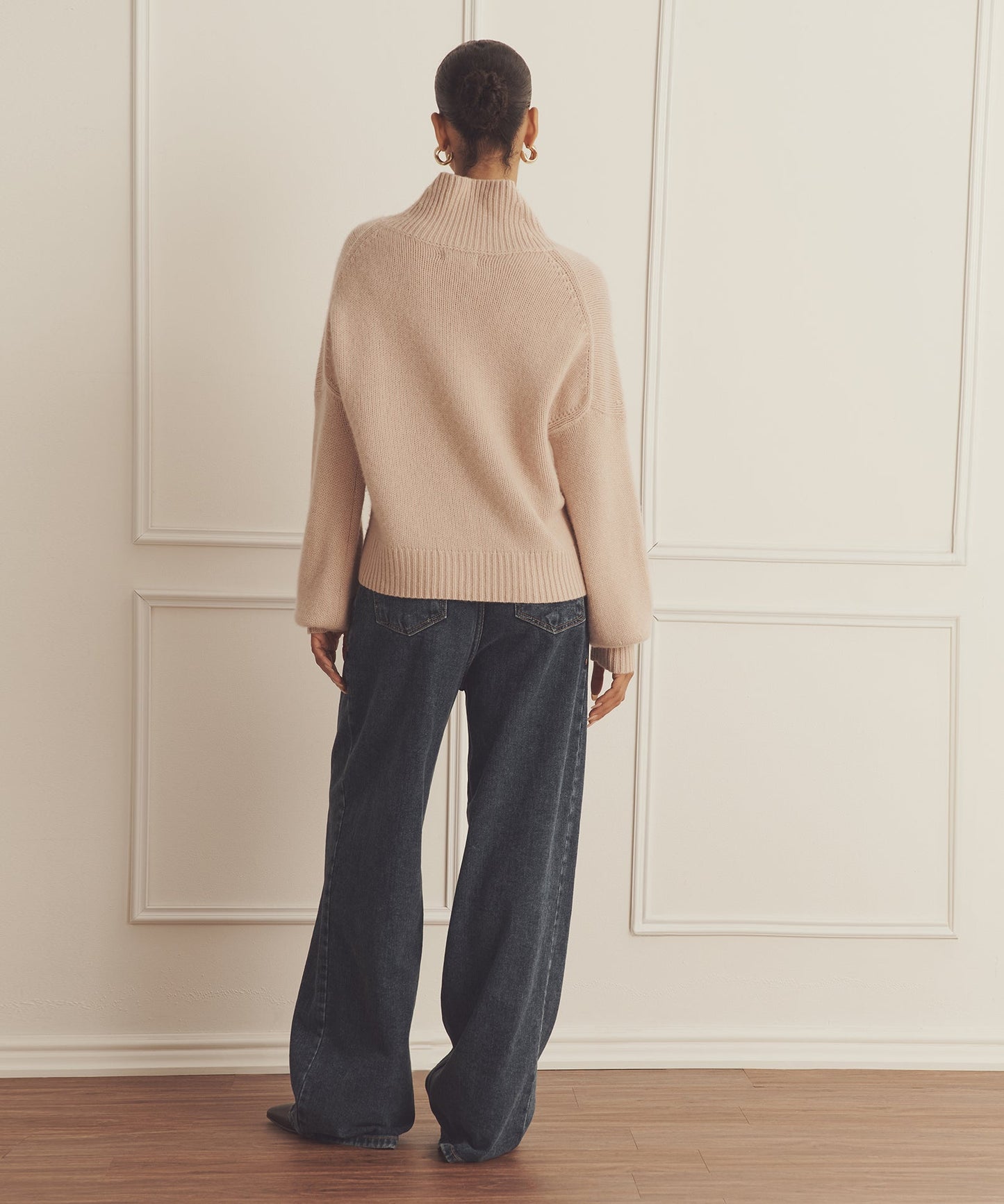 Luxe Cashmere Oversized Turtleneck