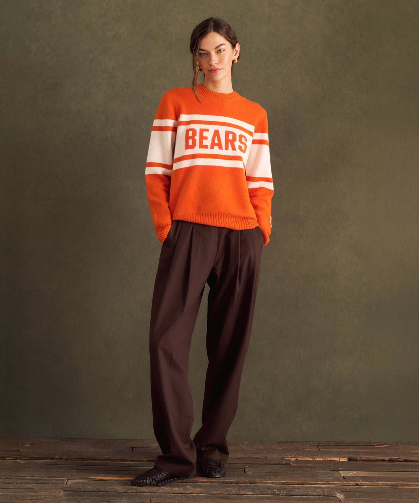 NFL Luxe Cashmere Oversized Crewneck Sweater