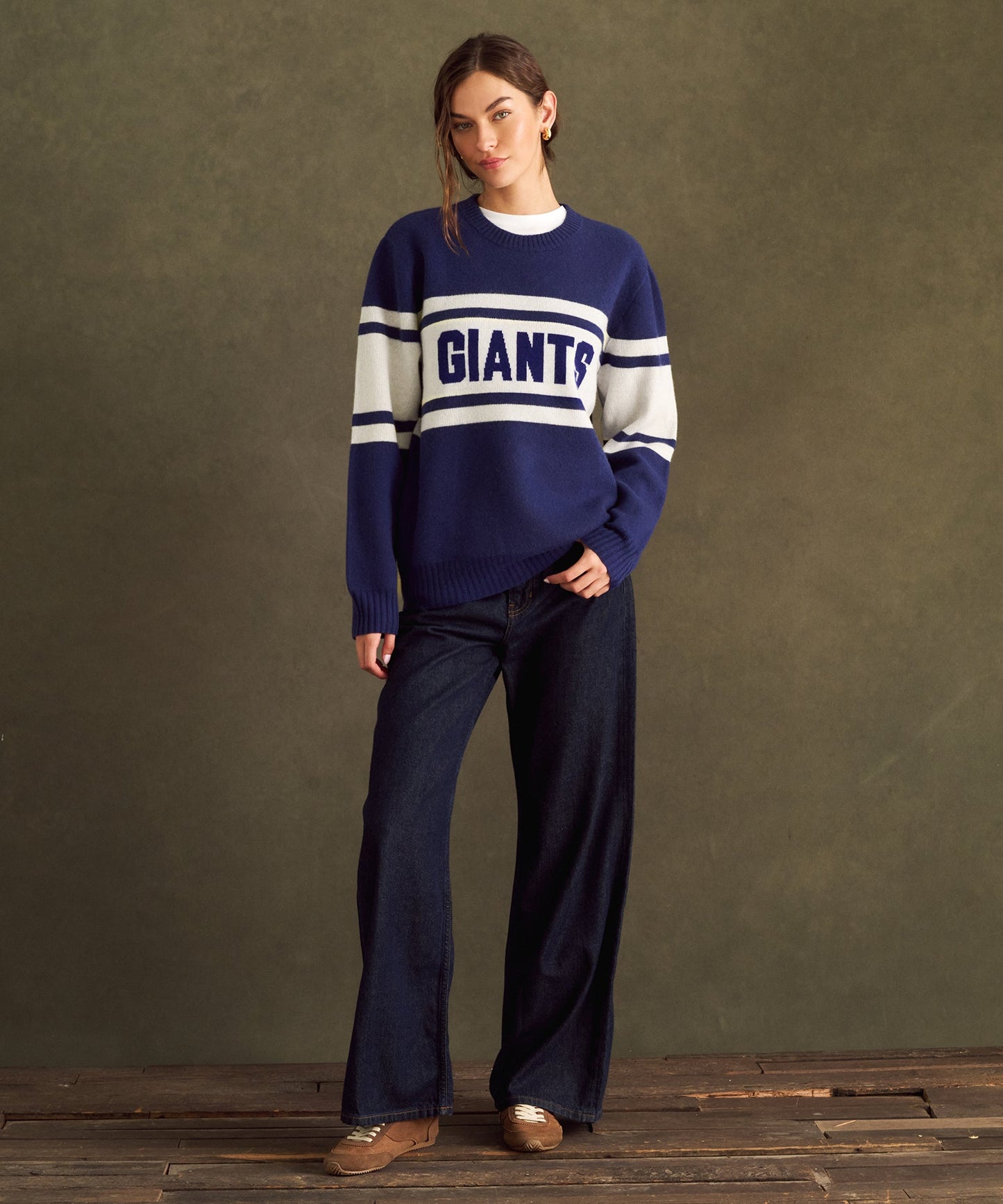 NFL Luxe Cashmere Oversized Crewneck Sweater