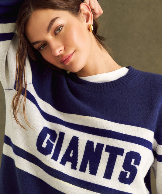 NFL Luxe Cashmere Oversized Crewneck Sweater