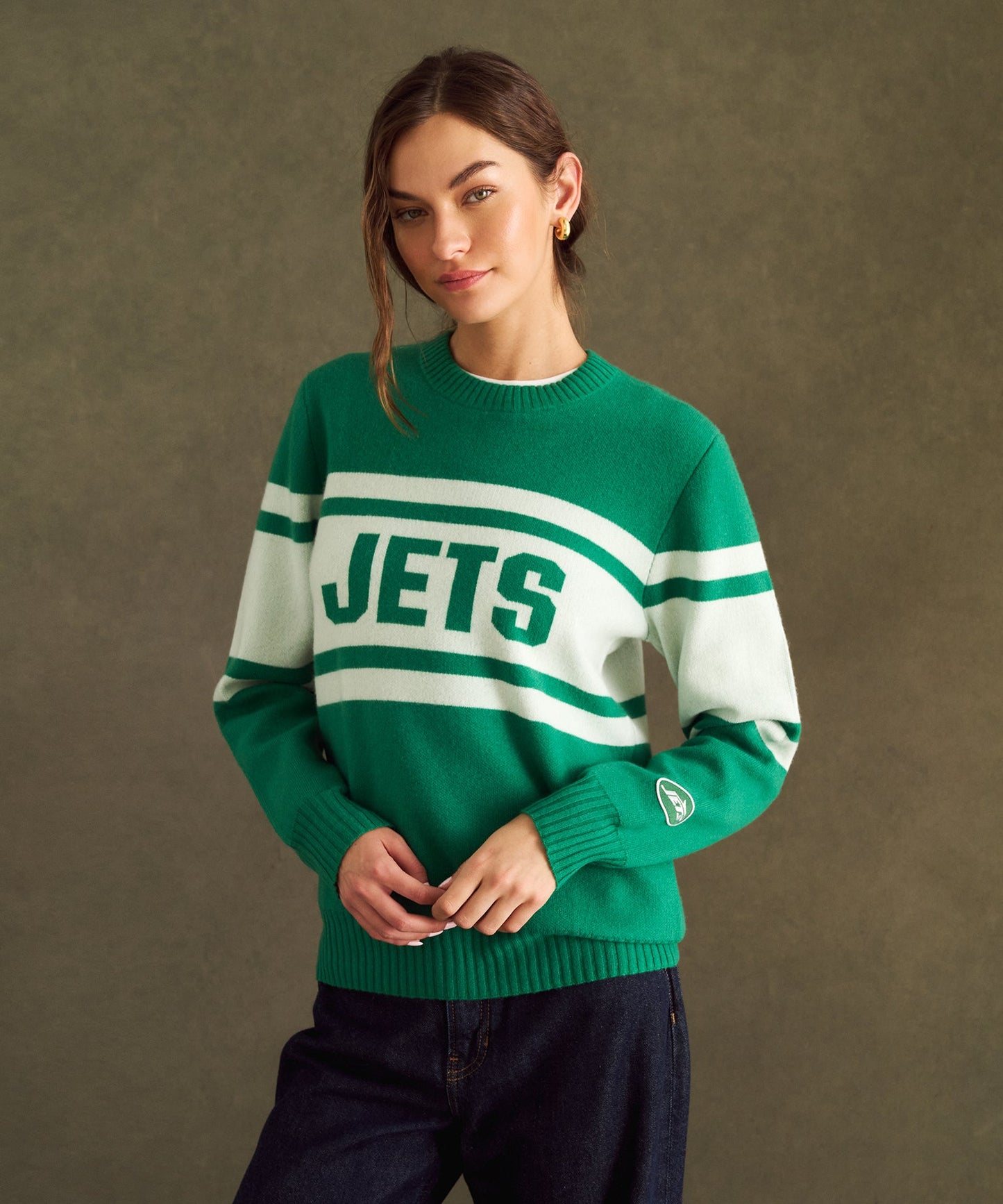 NFL Luxe Cashmere Oversized Crewneck Sweater