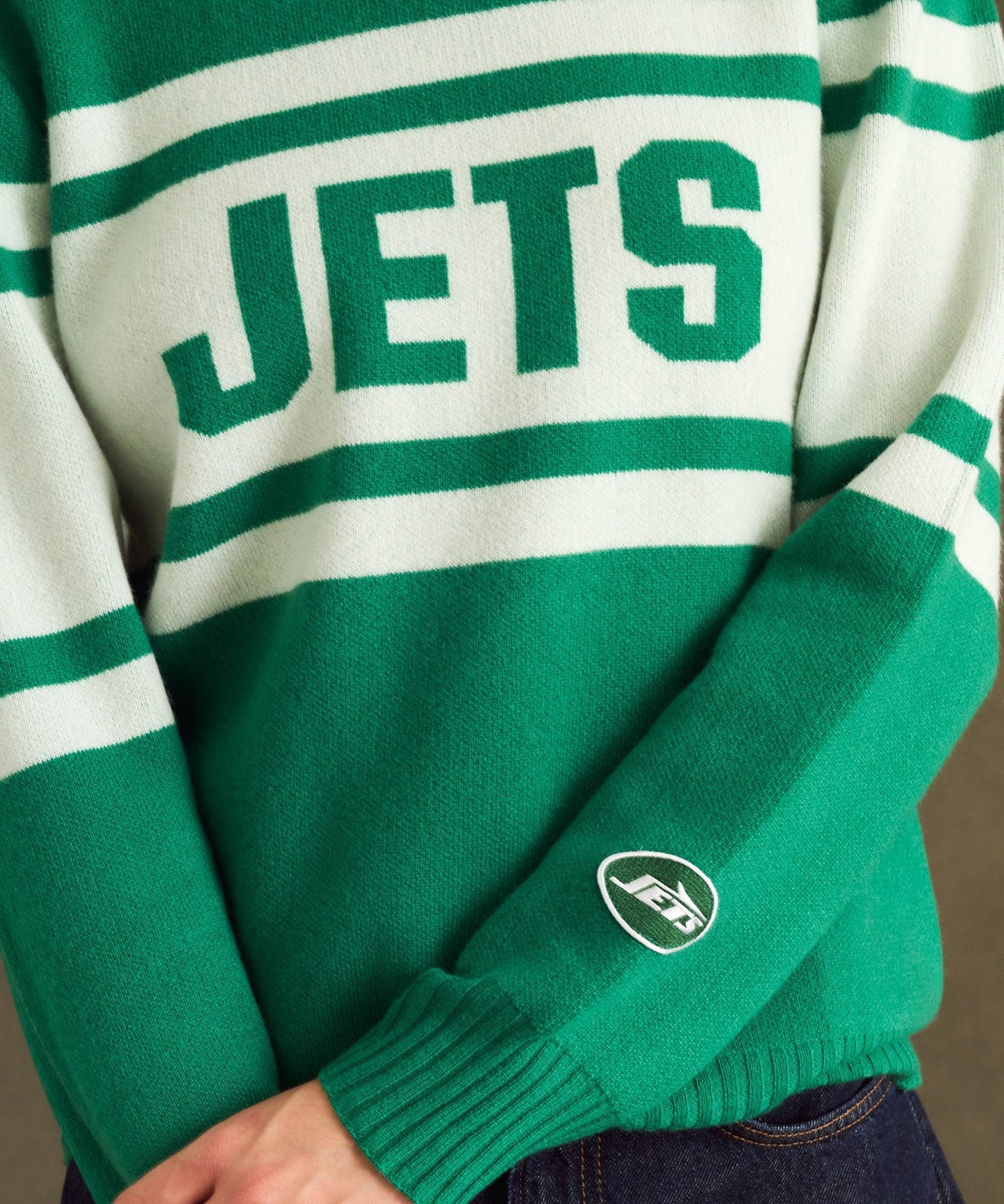 NFL Luxe Cashmere Oversized Crewneck Sweater