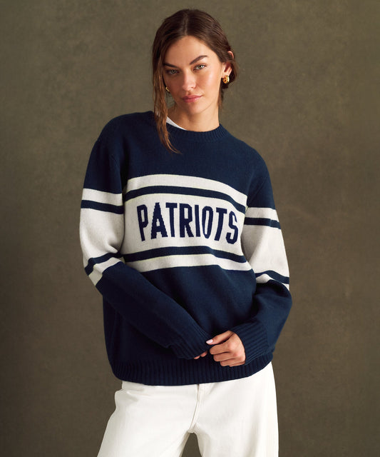 NFL Luxe Cashmere Oversized Crewneck Sweater