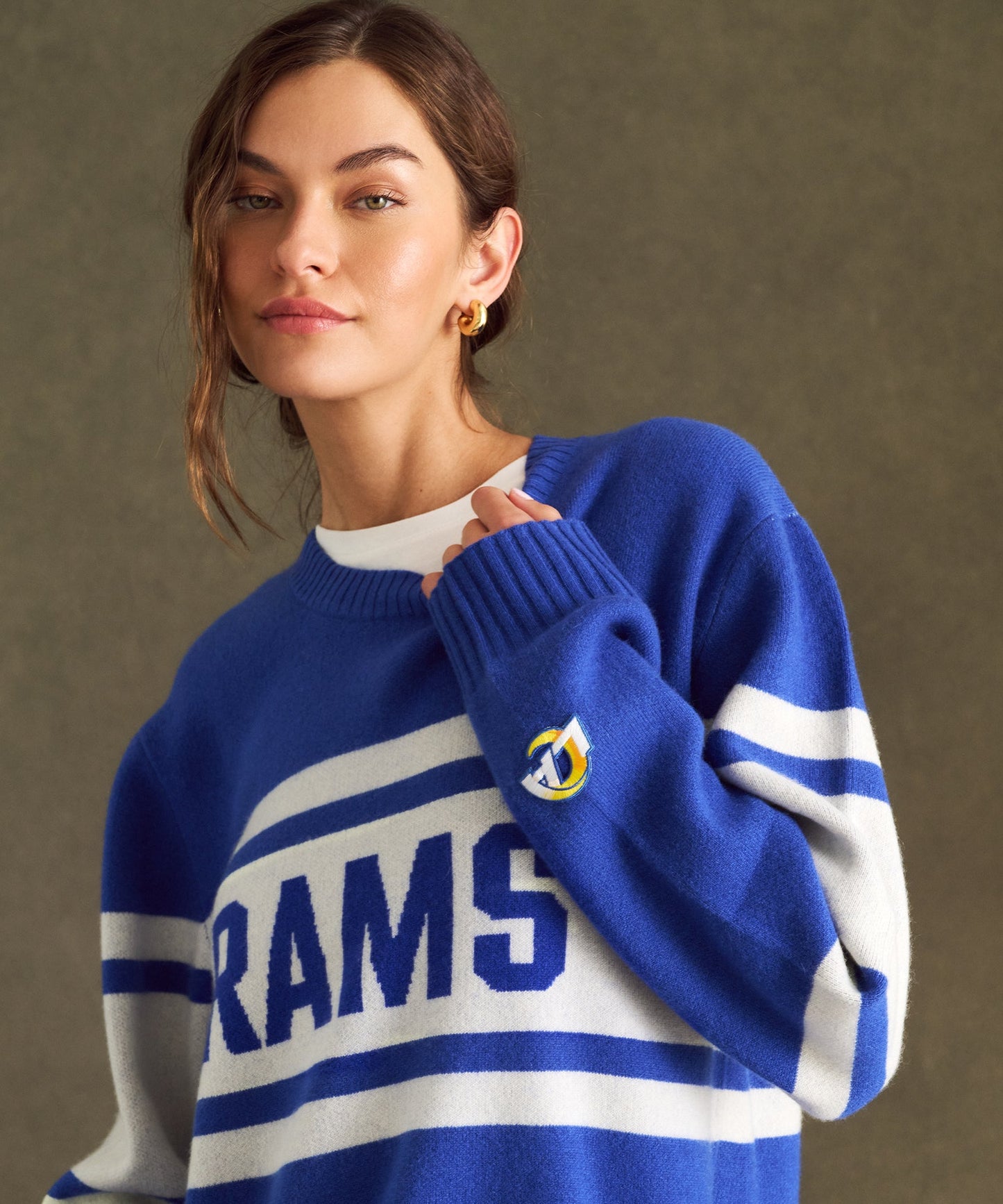 NFL Luxe Cashmere Oversized Crewneck Sweater
