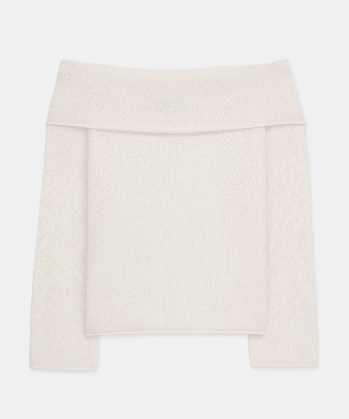 Lightweight Cashmere Off The Shoulder Top