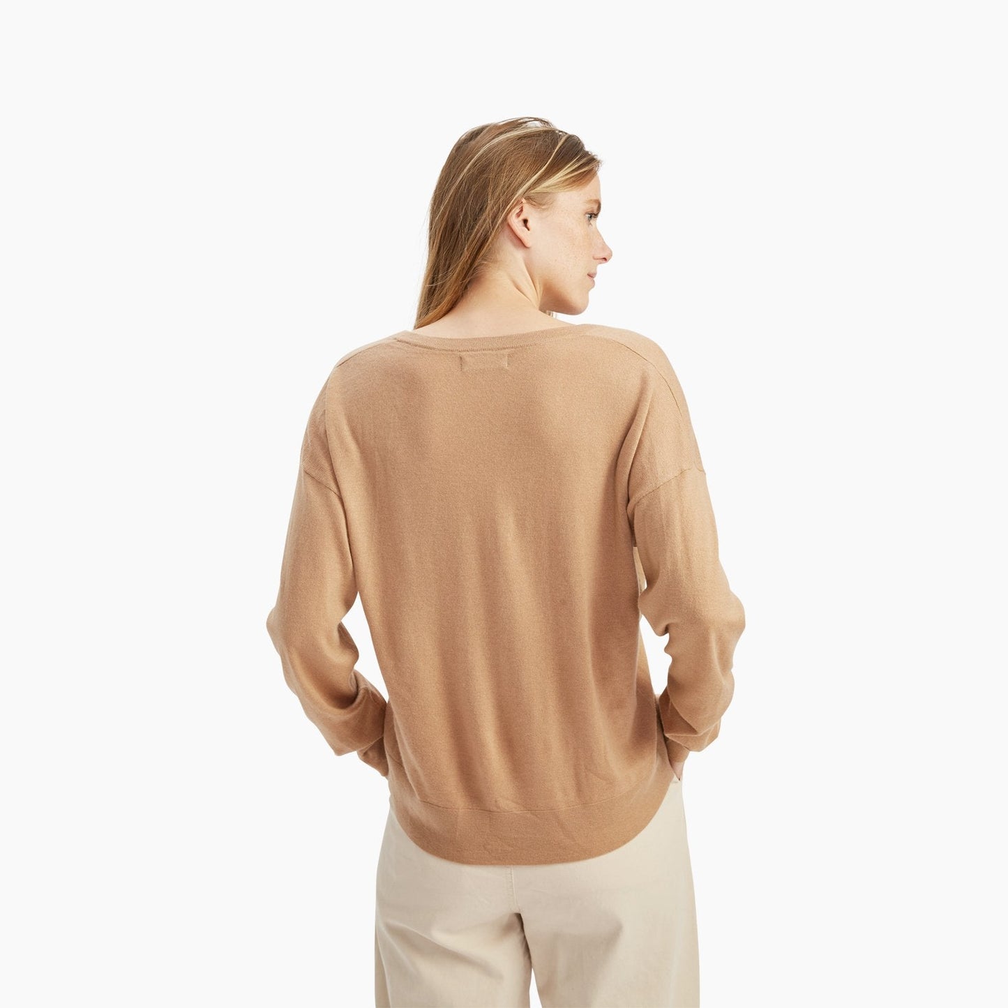 Super Fine Cashmere V-Neck