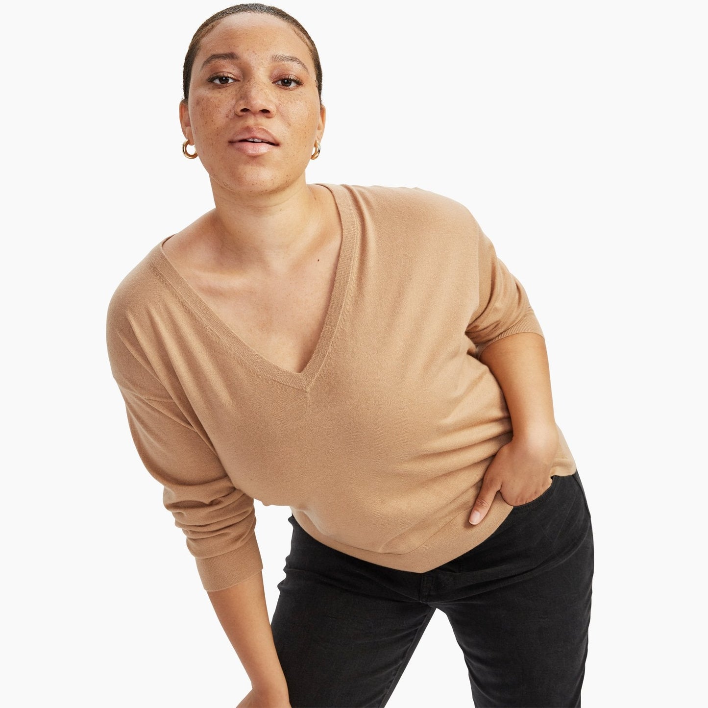 Super Fine Cashmere V-Neck