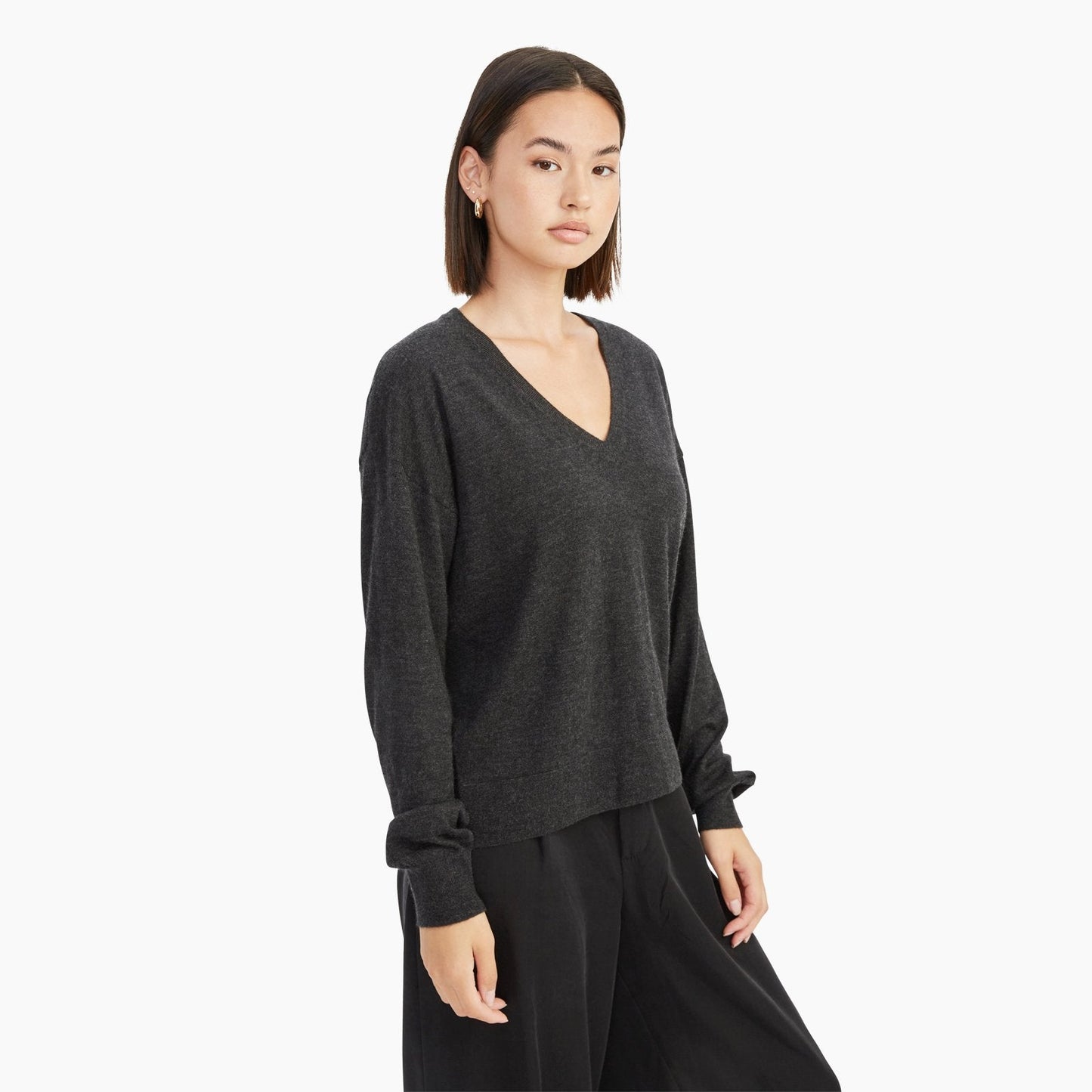 Super Fine Cashmere V-Neck