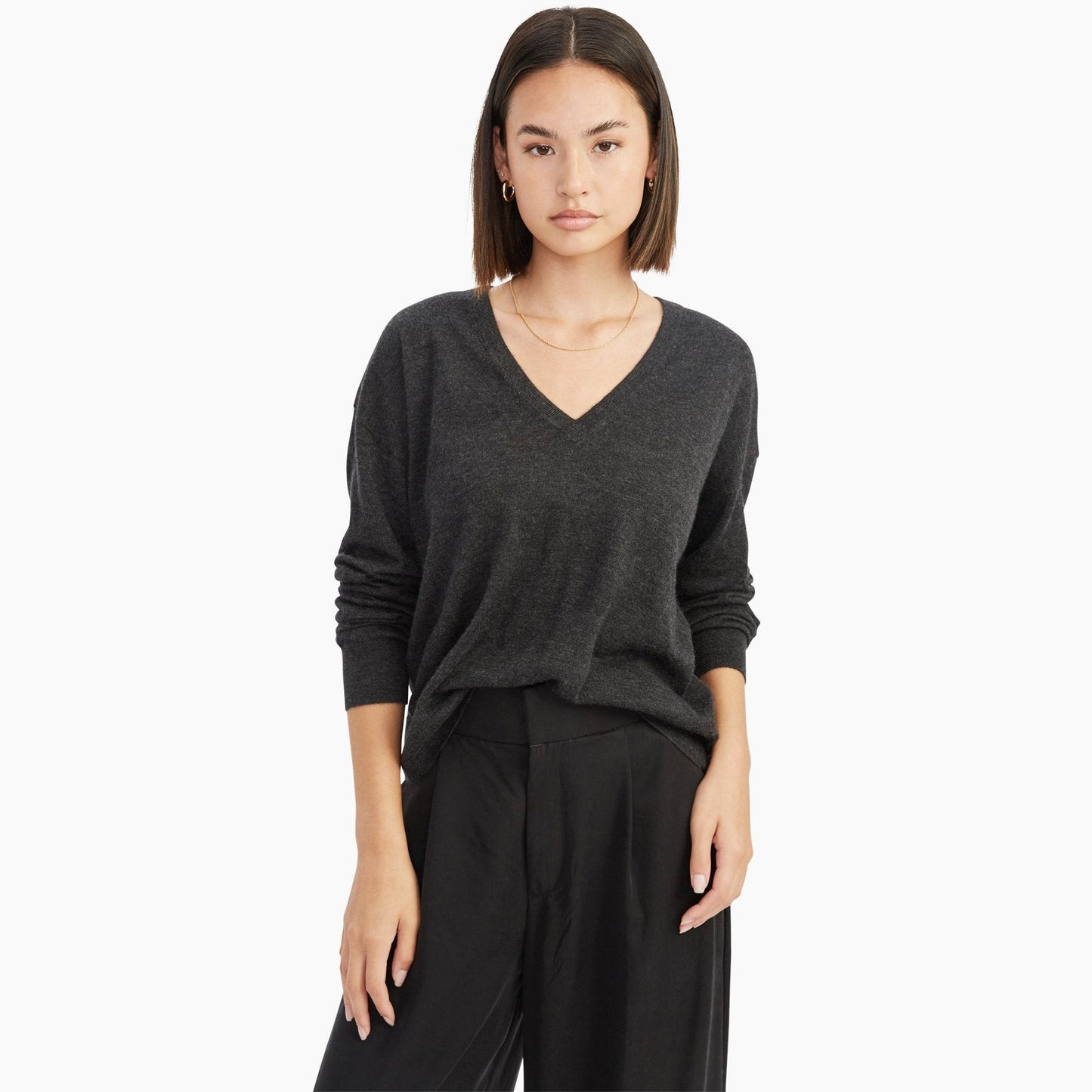 Super Fine Cashmere V-Neck