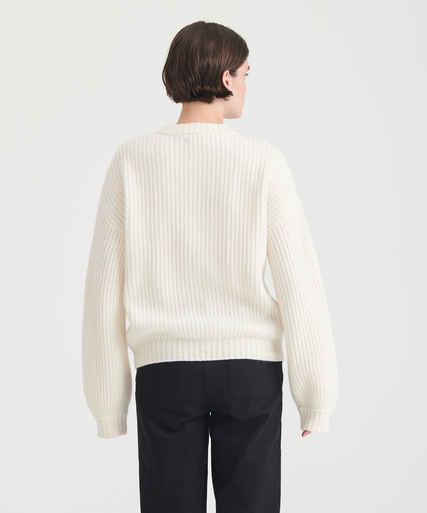 Super Luxe Cashmere Fisherman Sweater