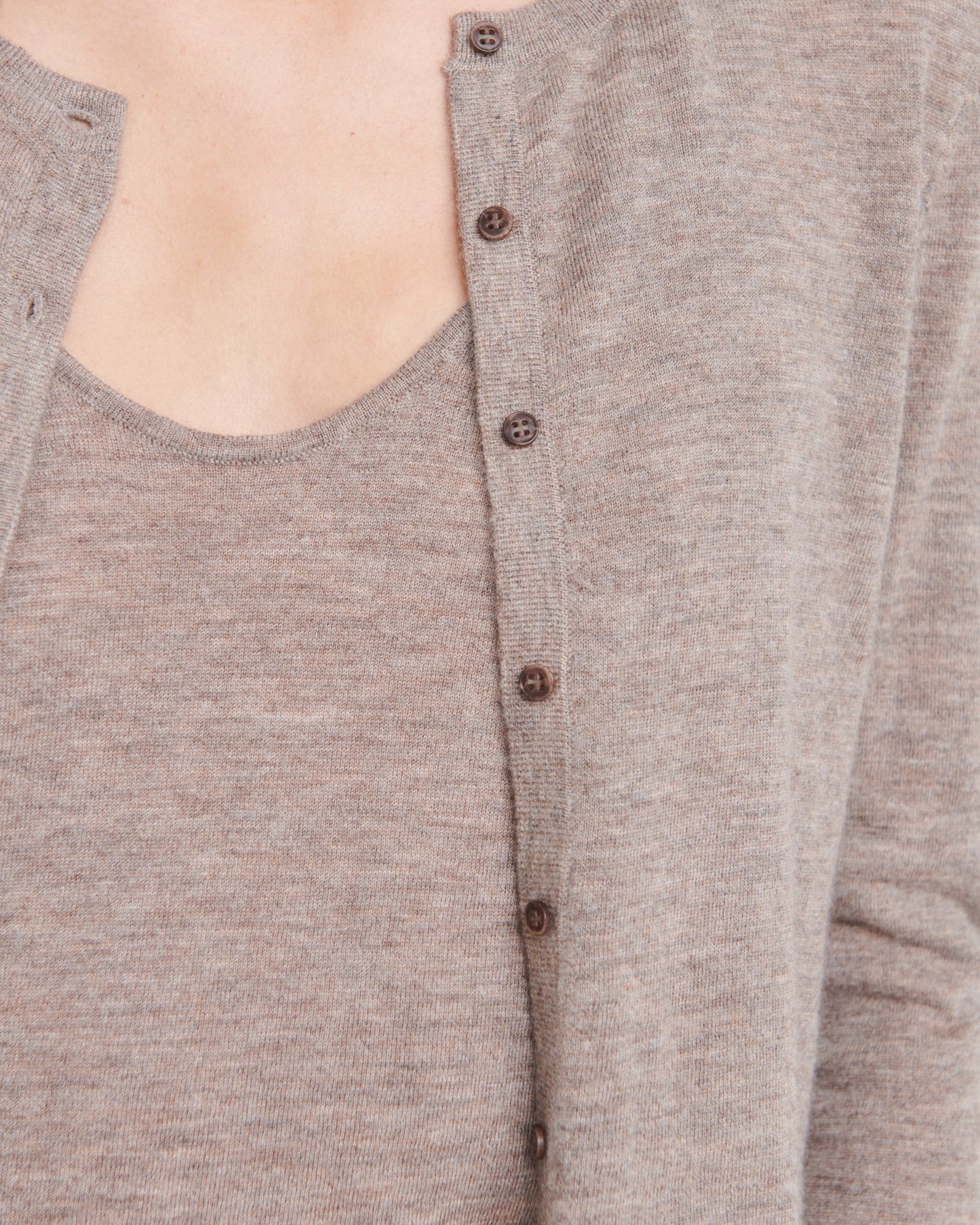 Super Fine Cashmere Cropped Cardigan