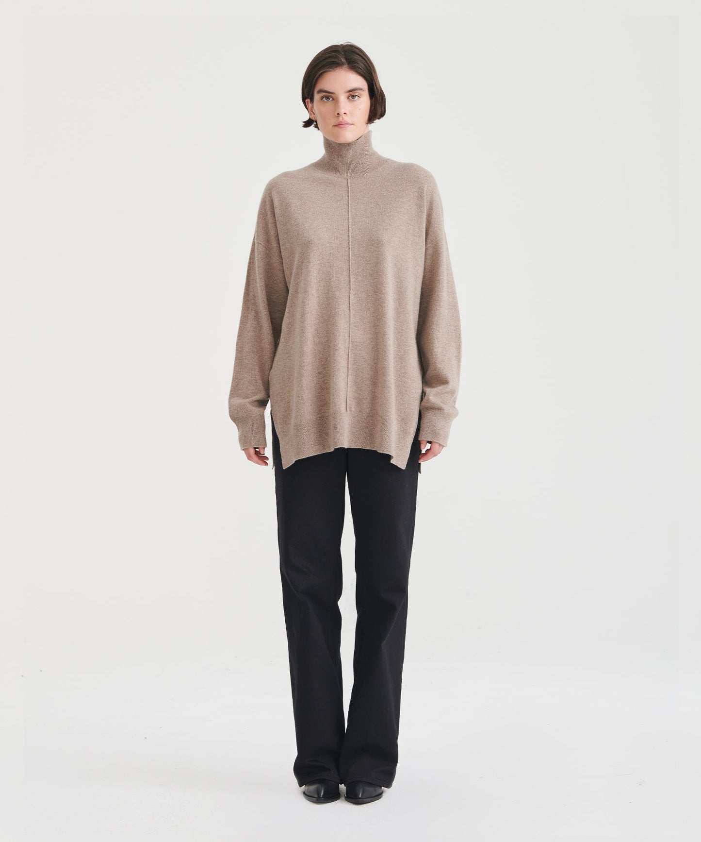 Washable Cashmere Turtleneck