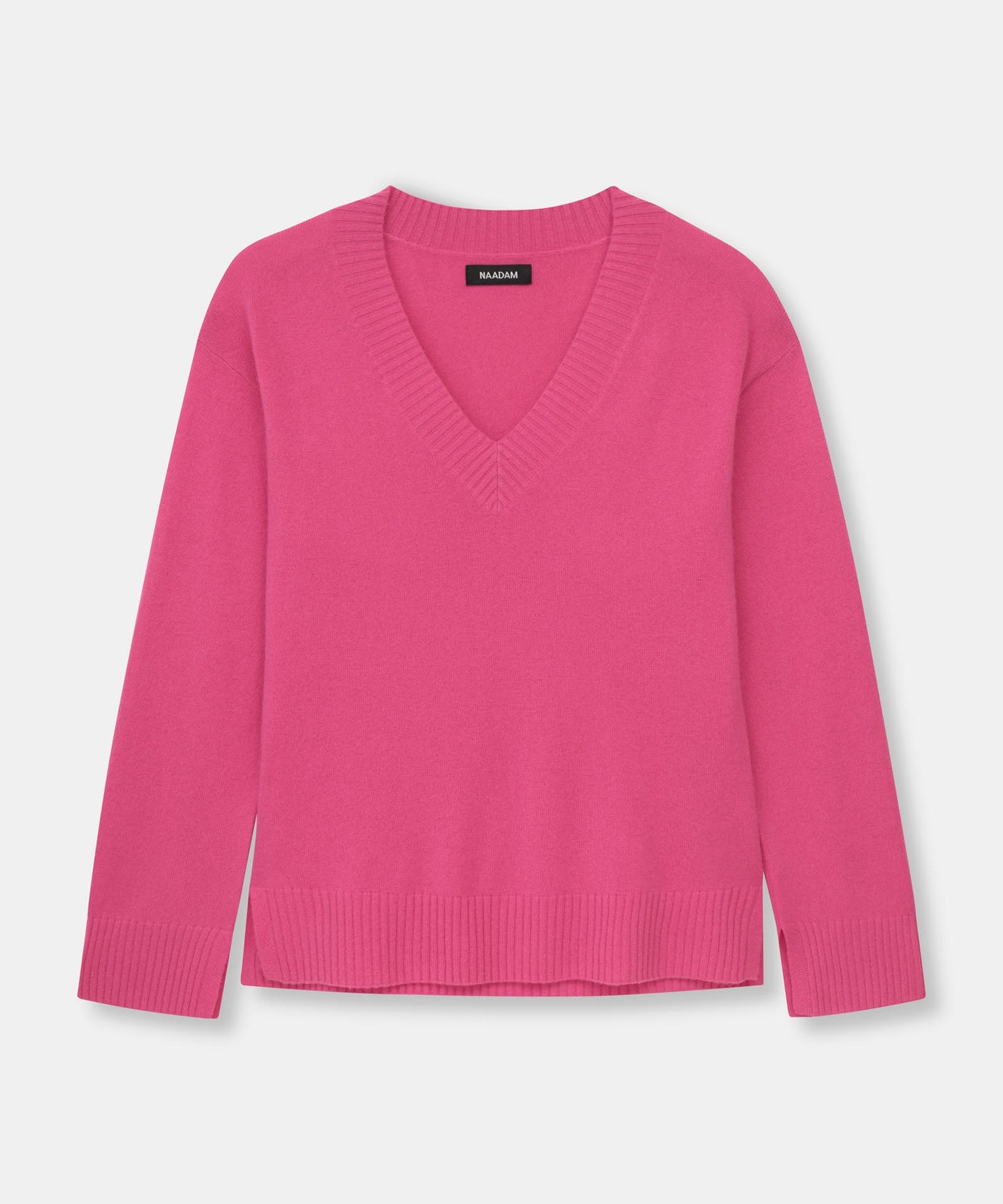 Signature Cashmere Wide Sleeve V-Neck Sweater