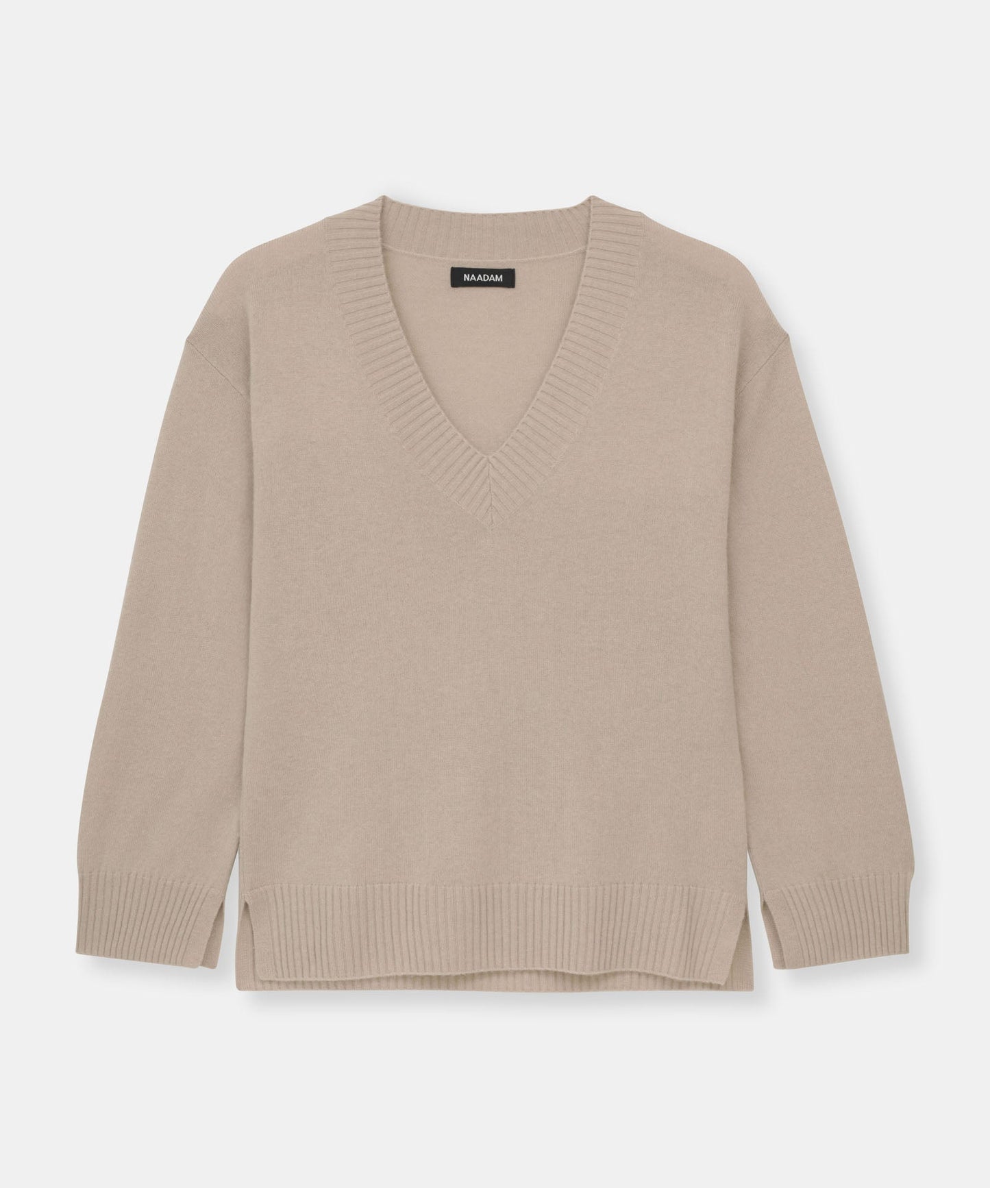 Signature Cashmere Wide Sleeve V-Neck Sweater