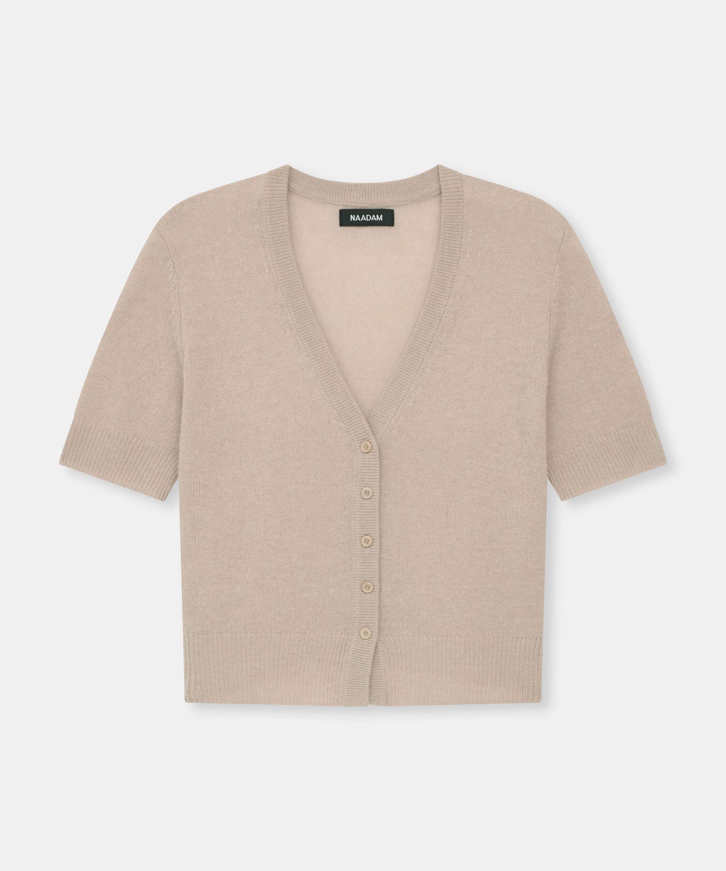 Lightweight Cashmere Short Sleeve Cardigan